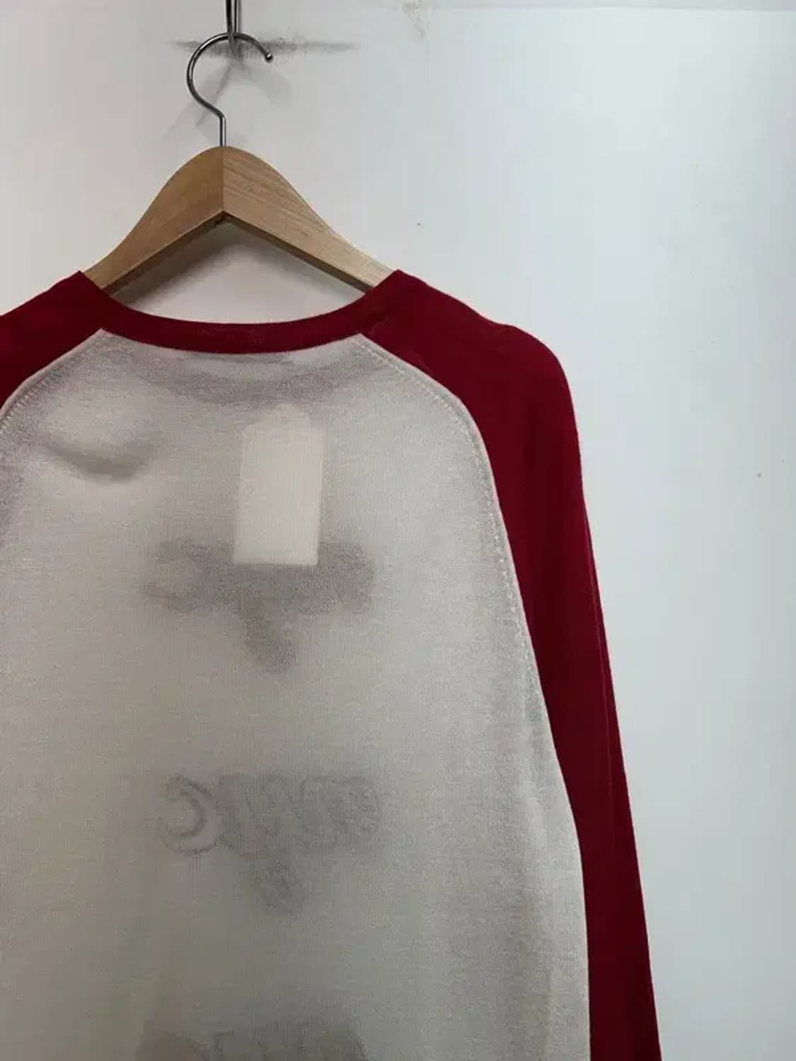 미디움 노앙 시스루 나그랑 롱 슬리브 레드 상품이미지9