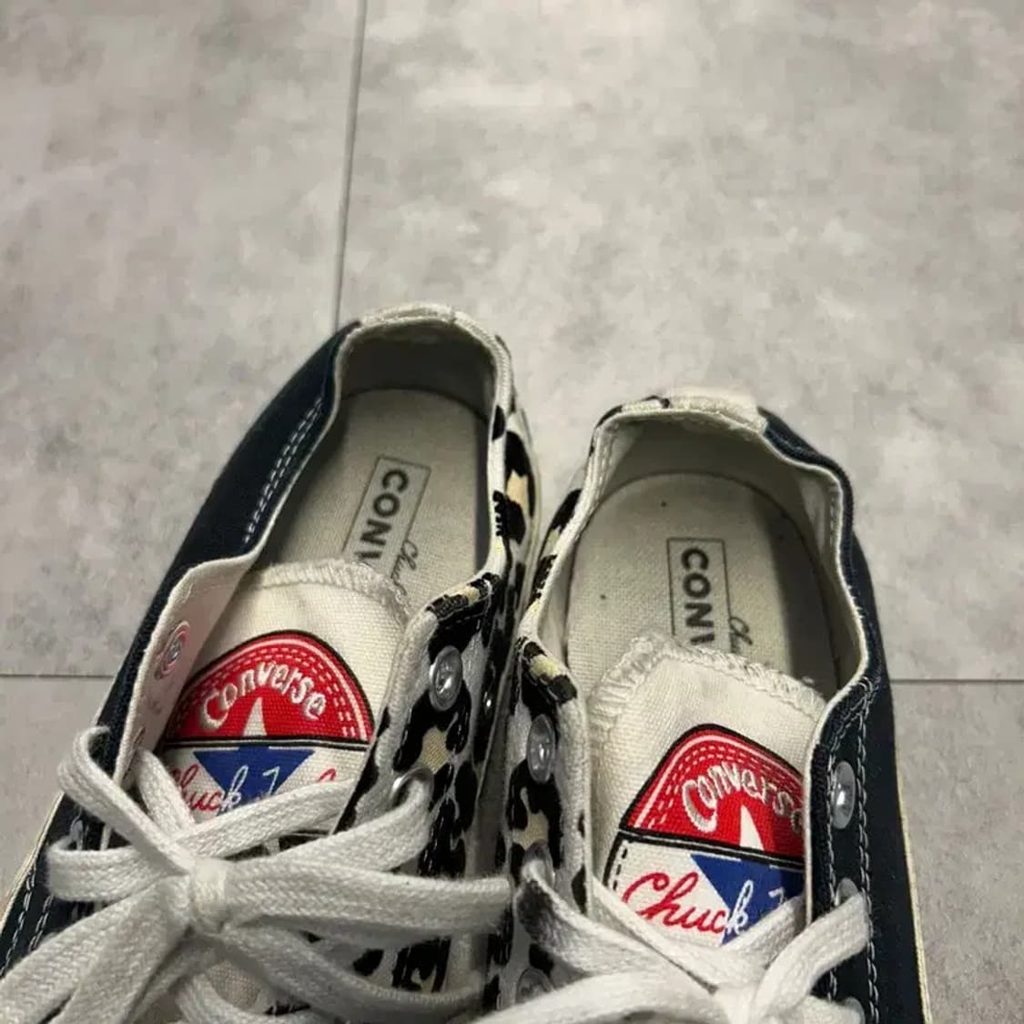 240 컨버스 척 70 로우 로고 플레이 블랙 상품이미지9