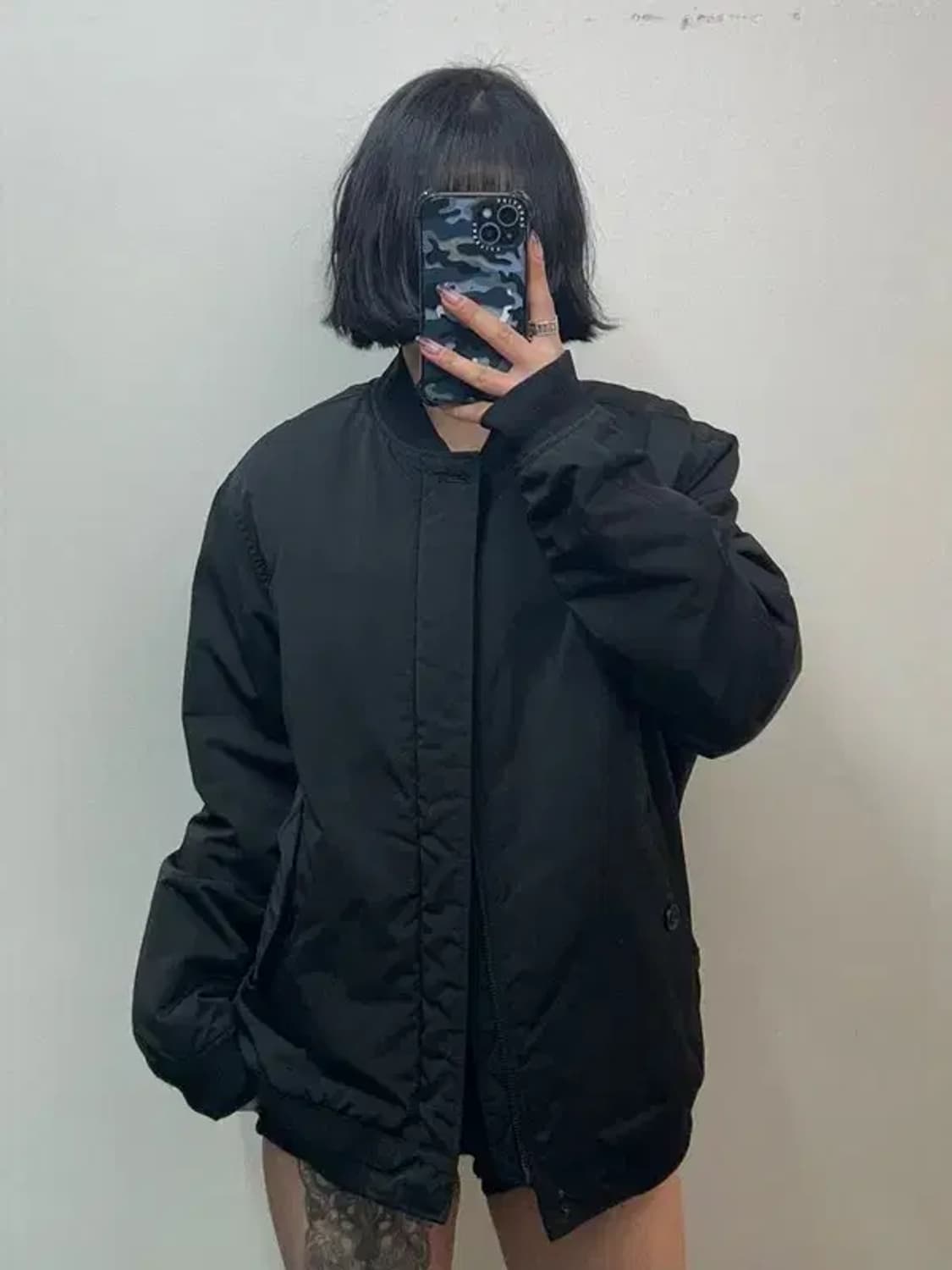 105 시리즈 에피그램 신슐레이트 블루종 자켓 블랙 상품이미지1