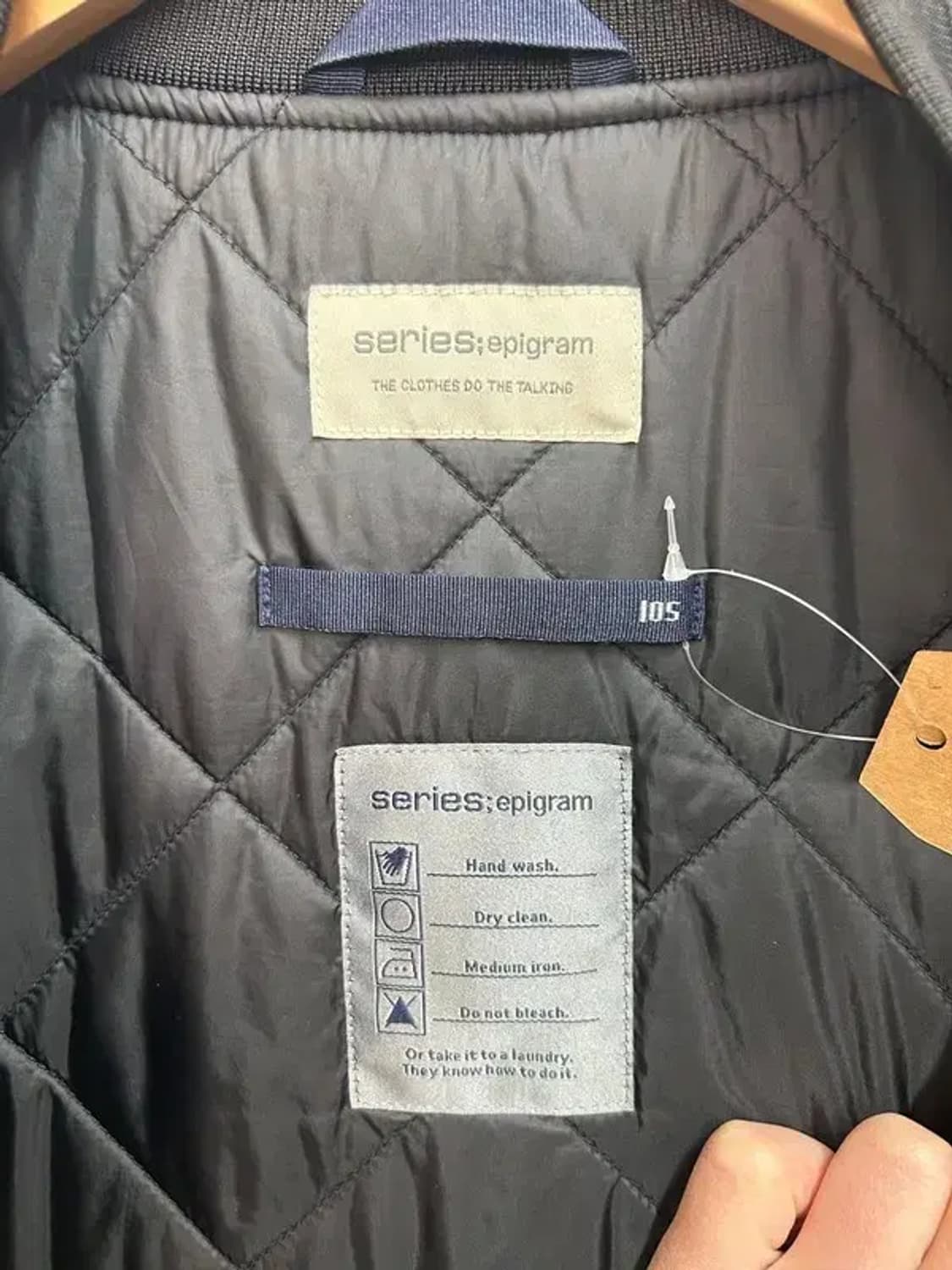 105 시리즈 에피그램 신슐레이트 블루종 자켓 블랙 상품이미지5