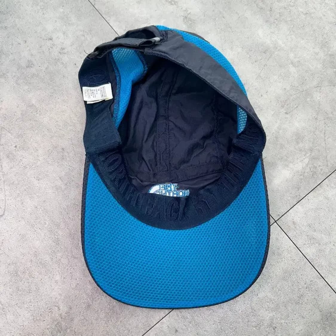 라지 노스페이스 윈드 메시 캡 네이비 상품이미지6