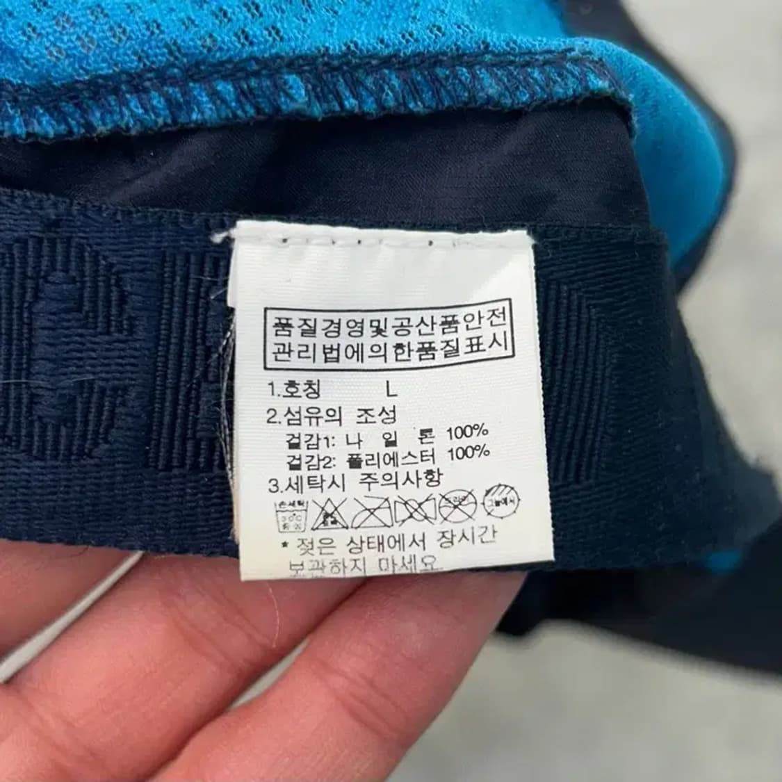 라지 노스페이스 윈드 메시 캡 네이비 상품이미지7