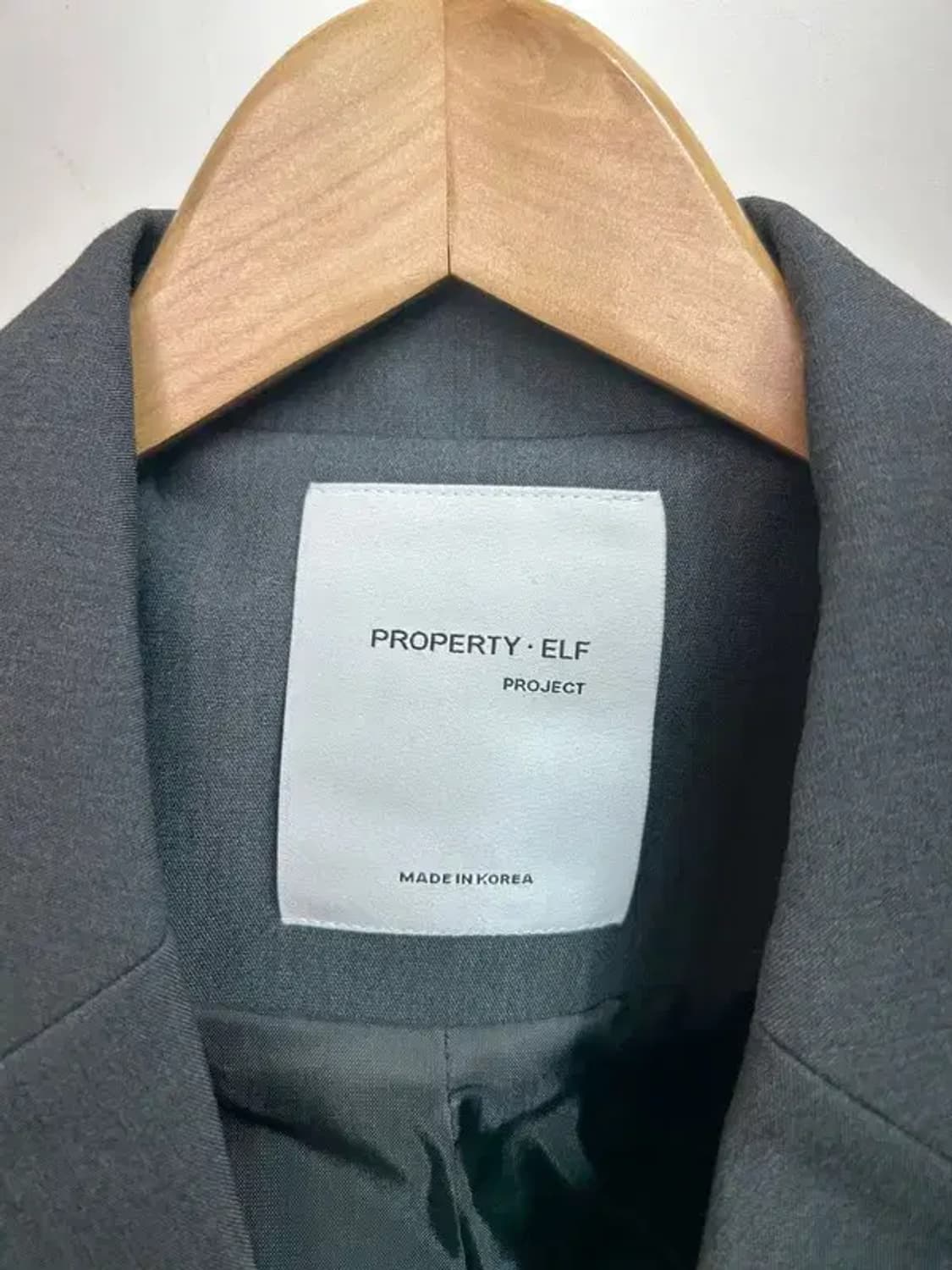 프리 PROPERTY ELF 블레이저 자켓 그레이 상품이미지5