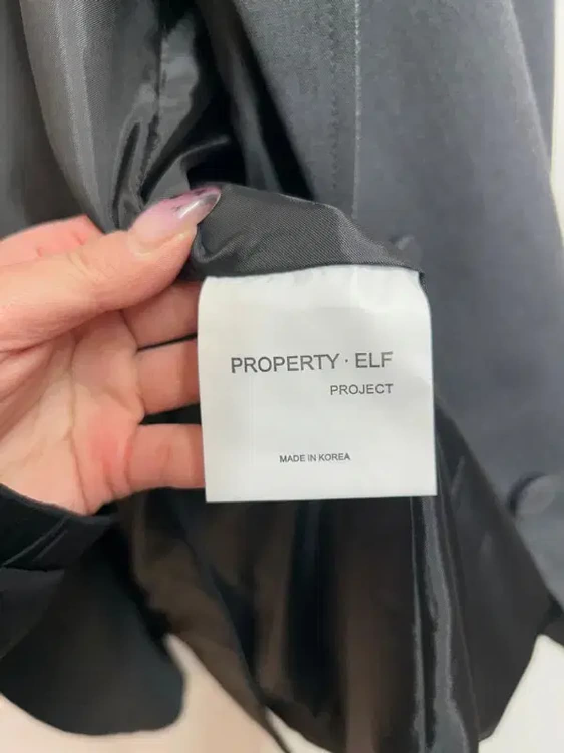 프리 PROPERTY ELF 블레이저 자켓 그레이 상품이미지7