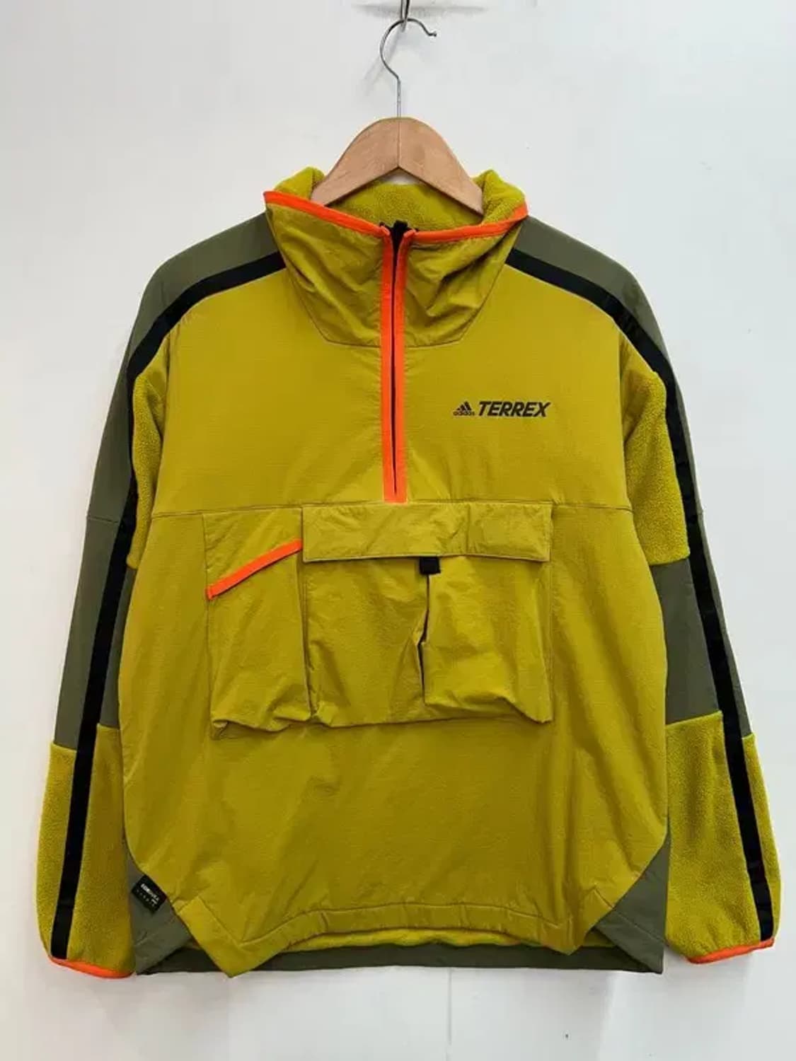 미디움 아디다스 테렉스 코듀라 기모 아노락 자켓 옐로우 상품이미지2