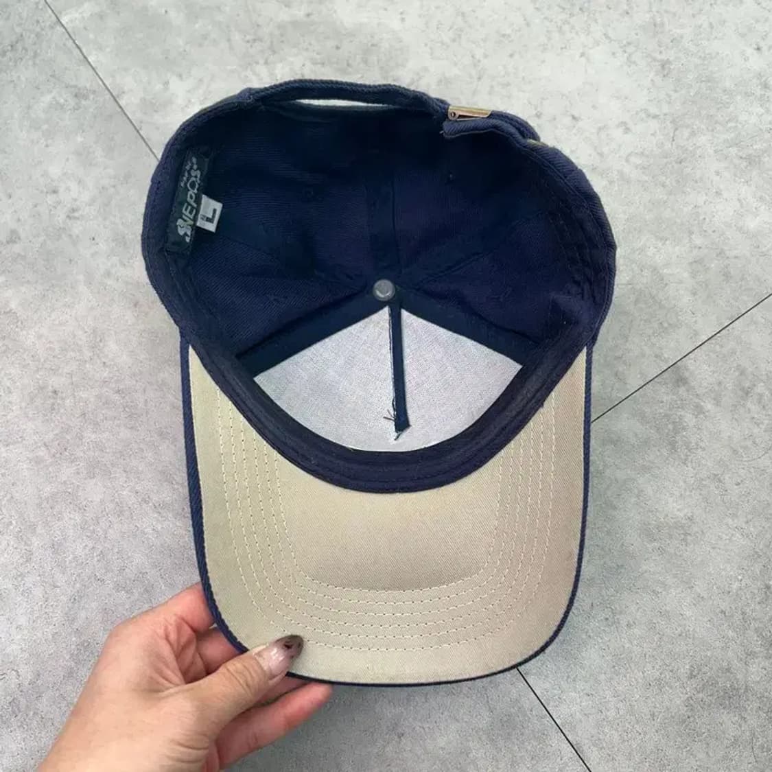 라지 두산 베어스 야구 모자 볼캡 네이비 상품이미지6