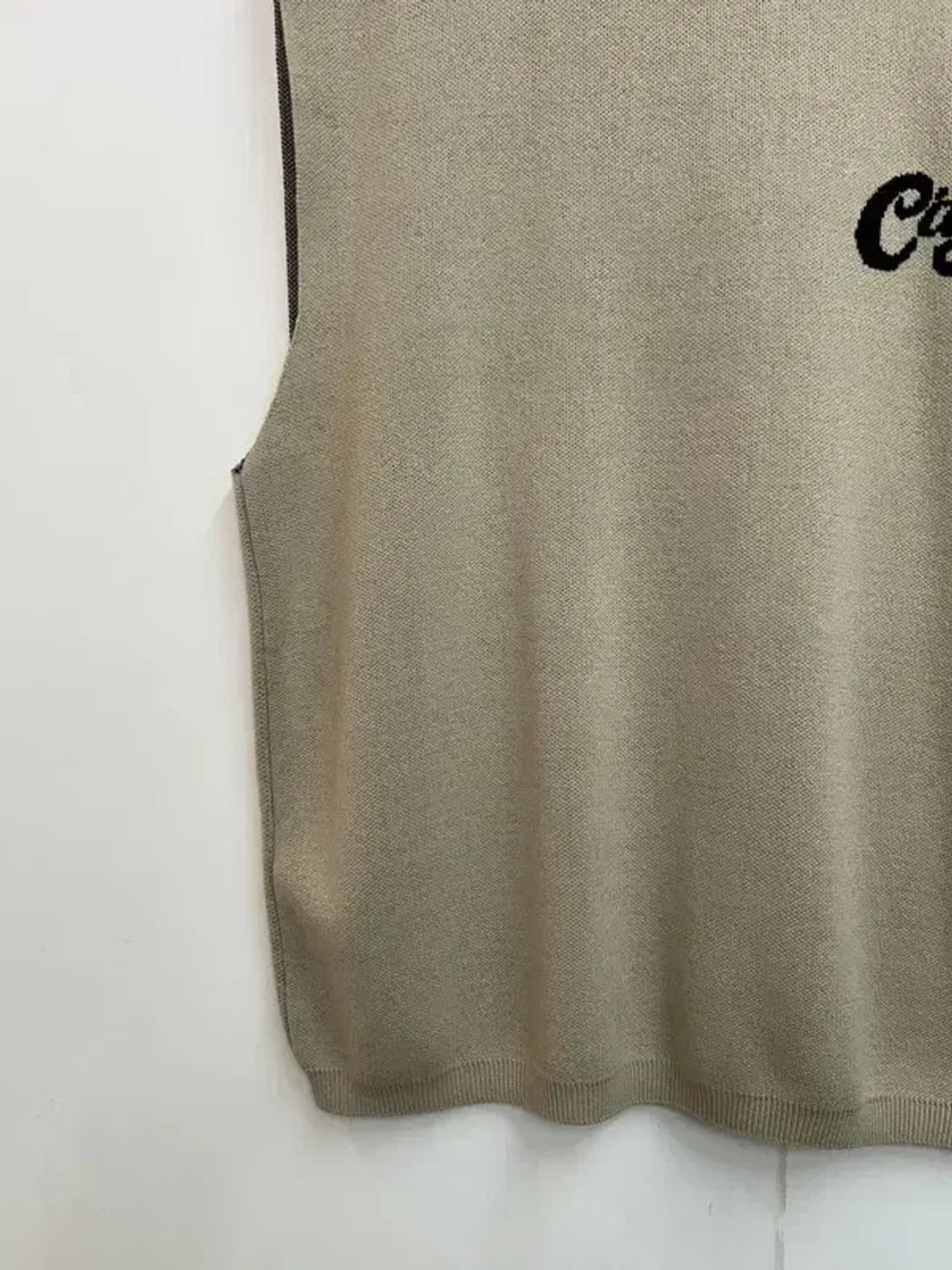 새상품 프리 노앙 오버핏 니트 베스트 베이지 상품이미지3