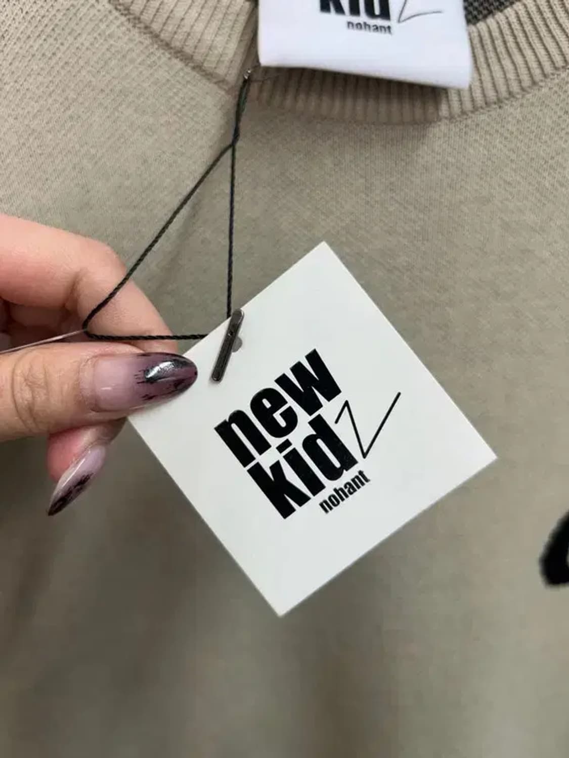 새상품 프리 노앙 오버핏 니트 베스트 베이지 상품이미지6