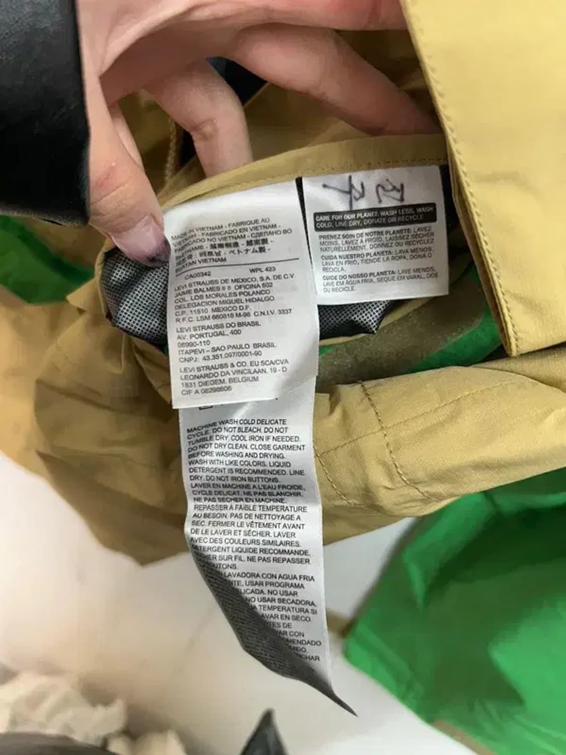 미디움 리바이스 마운틴 파카 바람막이 재킷 상품이미지7