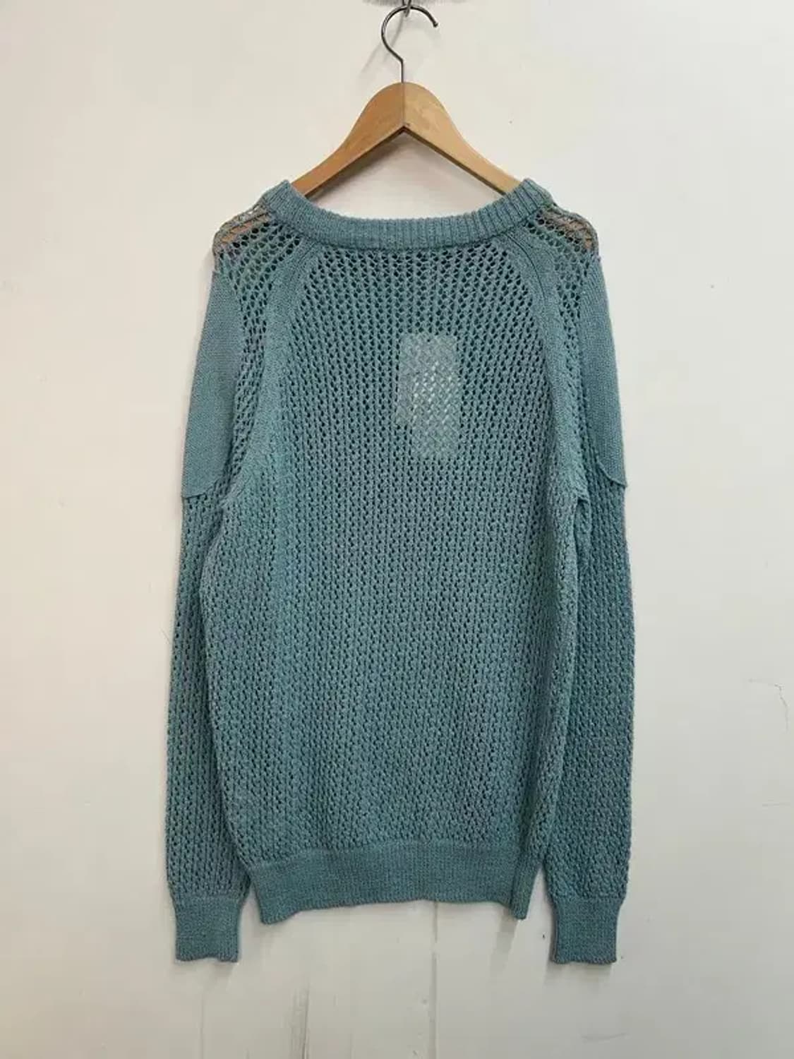 새상품 스몰 노앙 와플 니트 스웨터 라이트 블루 상품이미지8