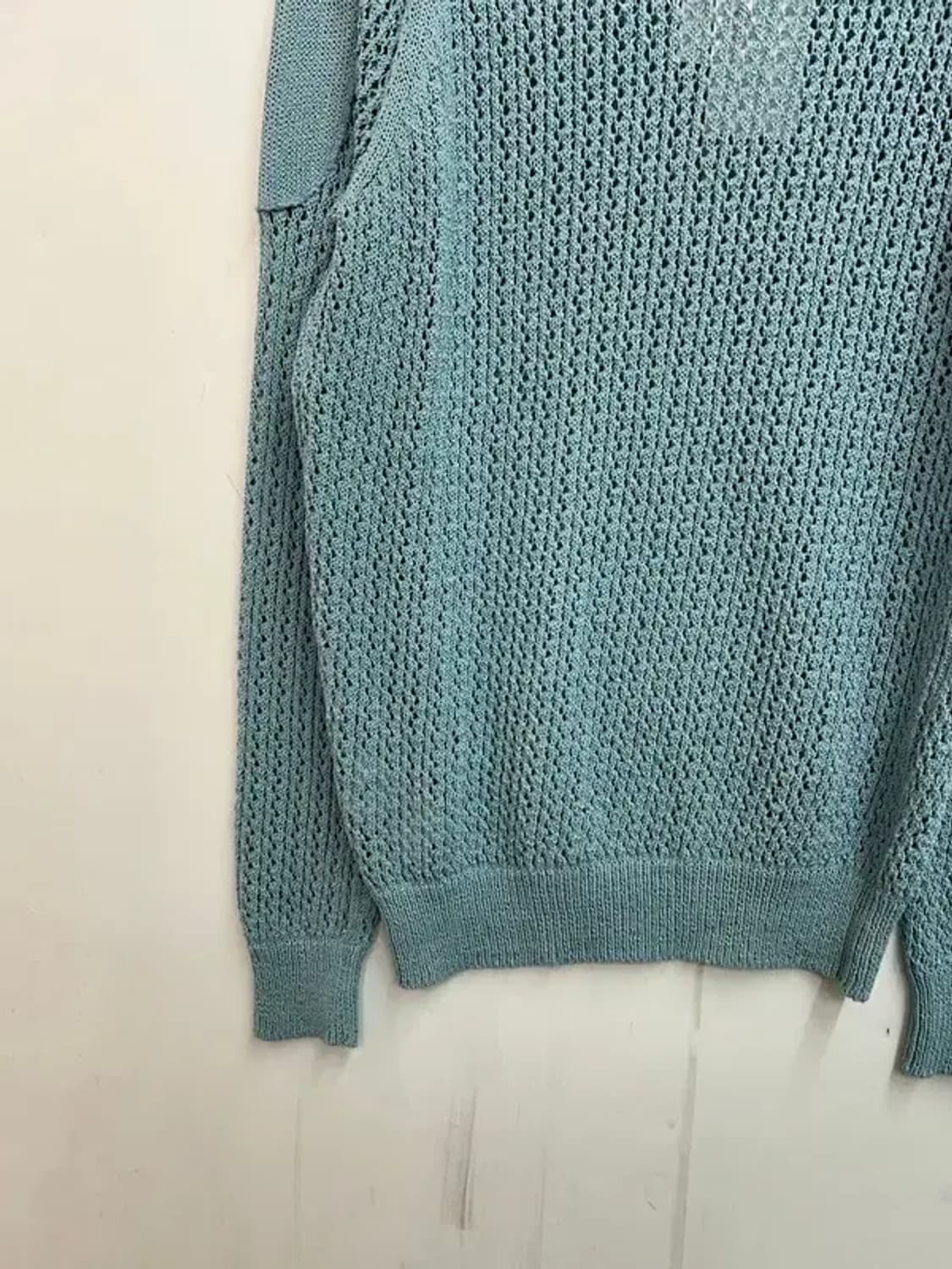 새상품 스몰 노앙 와플 니트 스웨터 라이트 블루 상품이미지9