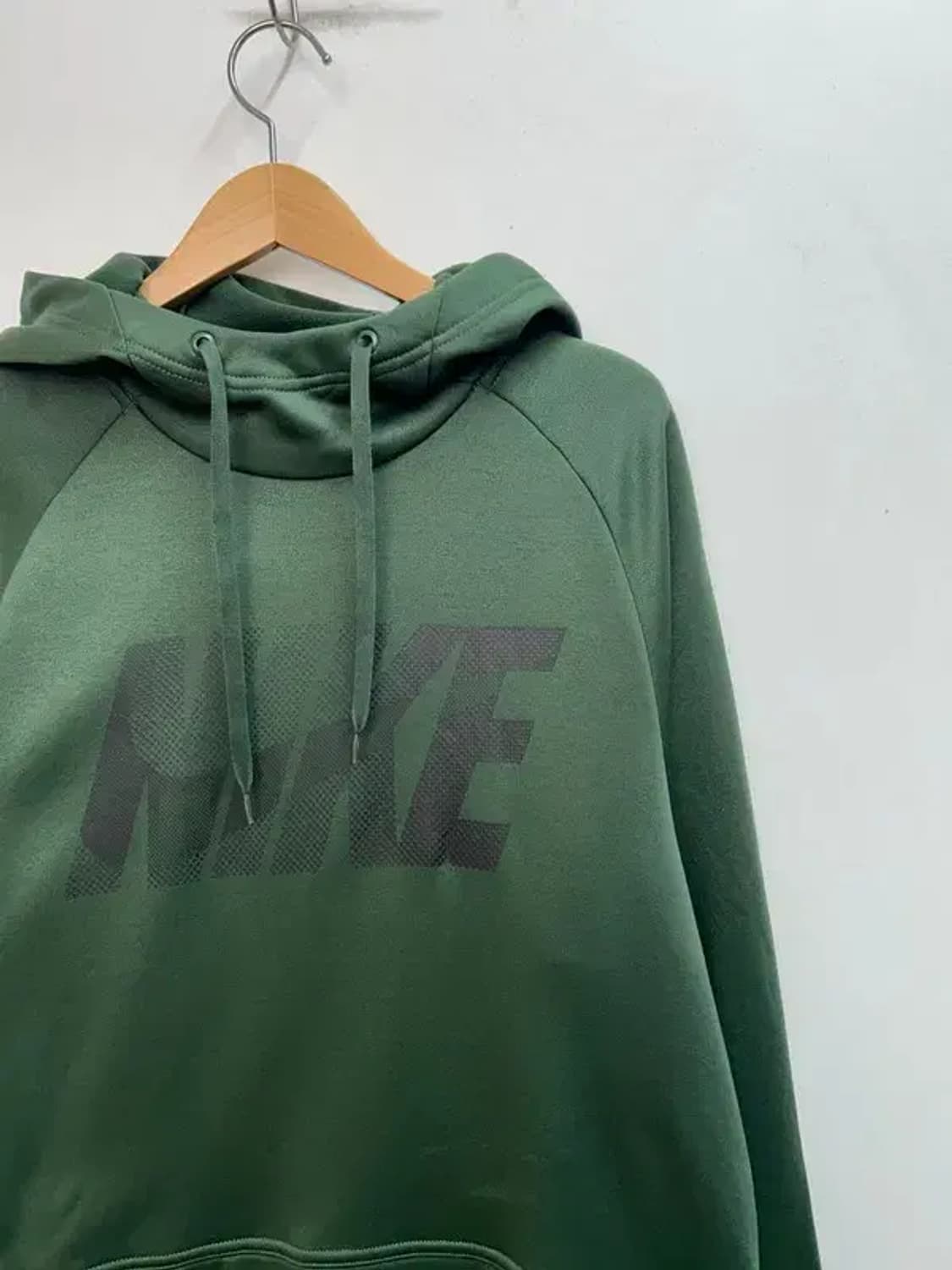 미디움 나이키 그린 플리스 트레이닝 풀오버 후디 그린 상품이미지4