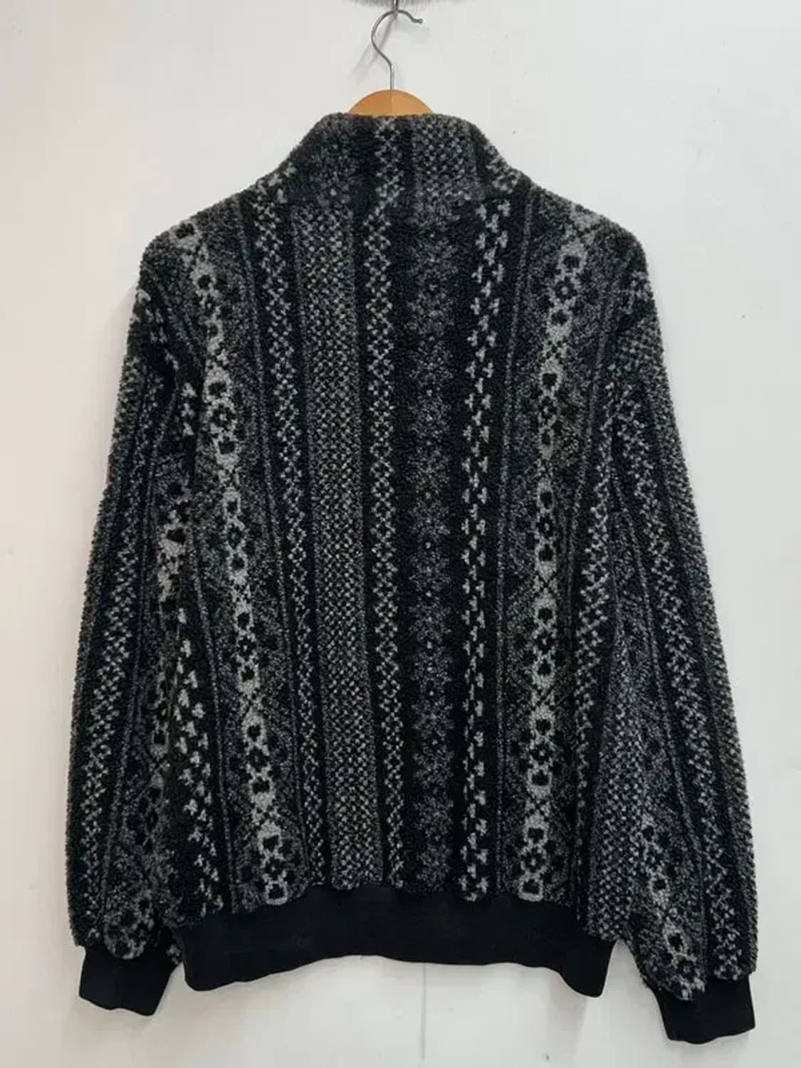 미디움 빈티지 노티카 익스페디션 아노락 니트 스웨터 블랙 상품이미지6