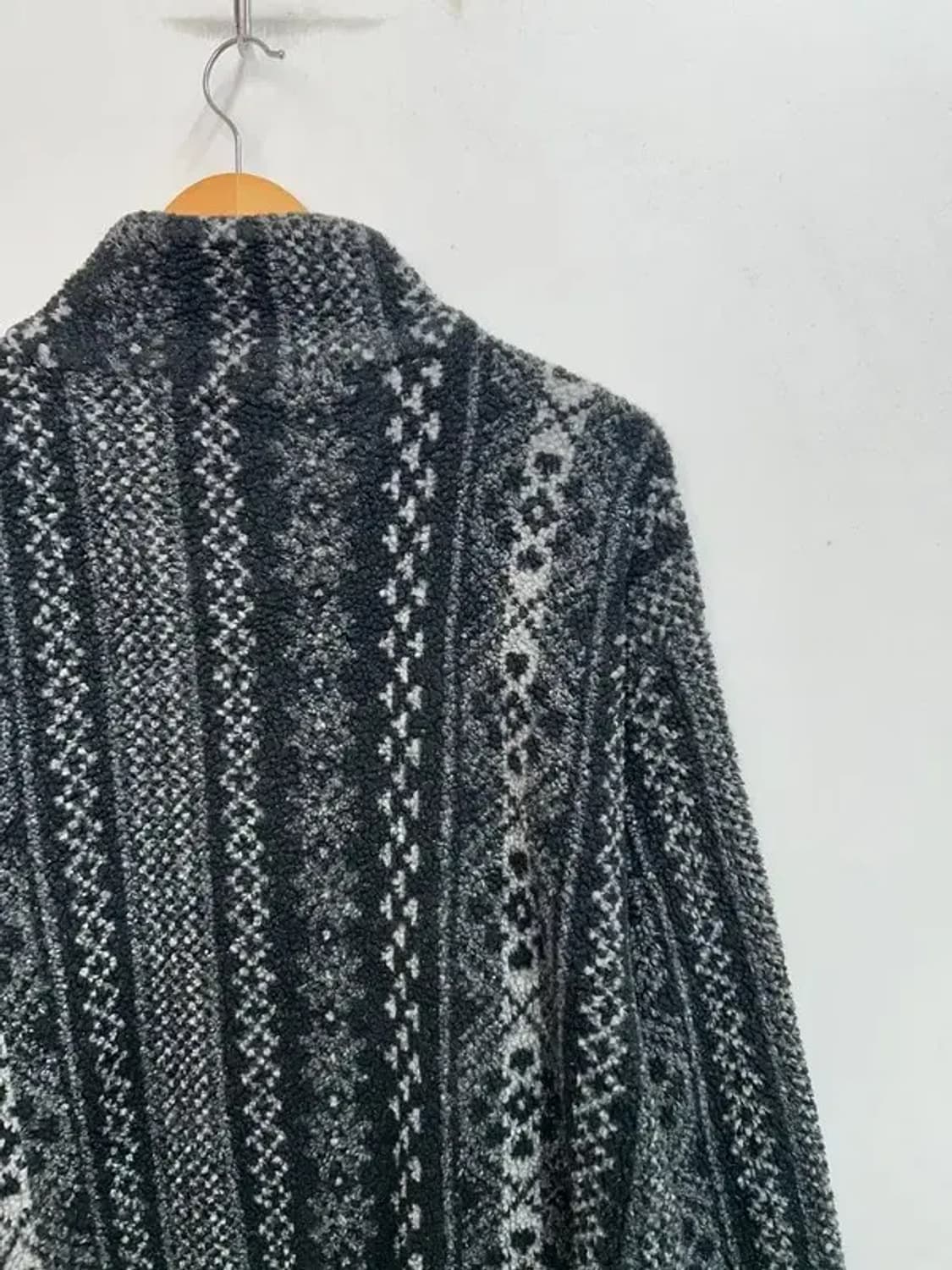 미디움 빈티지 노티카 익스페디션 아노락 니트 스웨터 블랙 상품이미지8