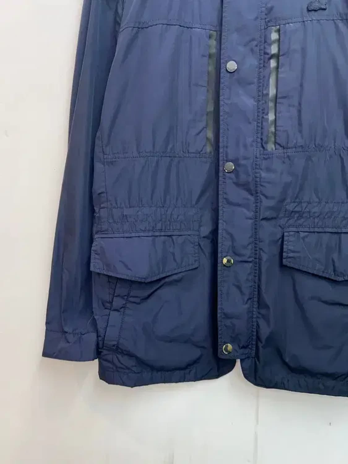 50 라코스테 남성 울트라 슬림핏 사파리 자켓 네이비 상품이미지3