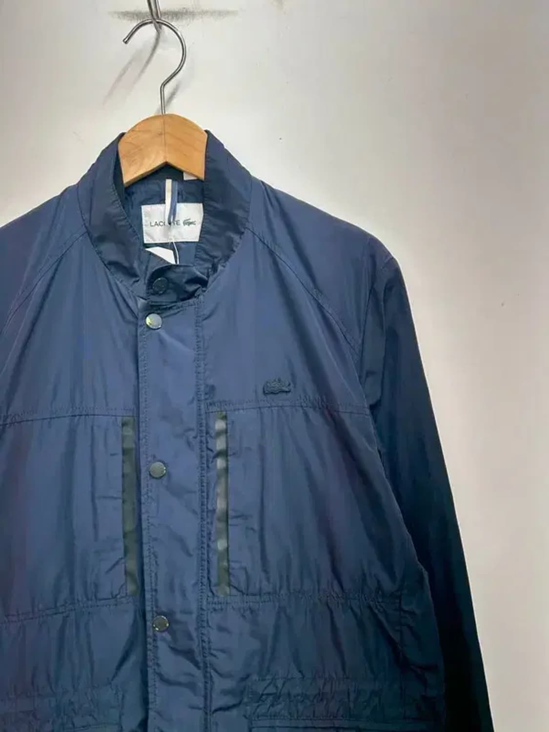 50 라코스테 남성 울트라 슬림핏 사파리 자켓 네이비 상품이미지4