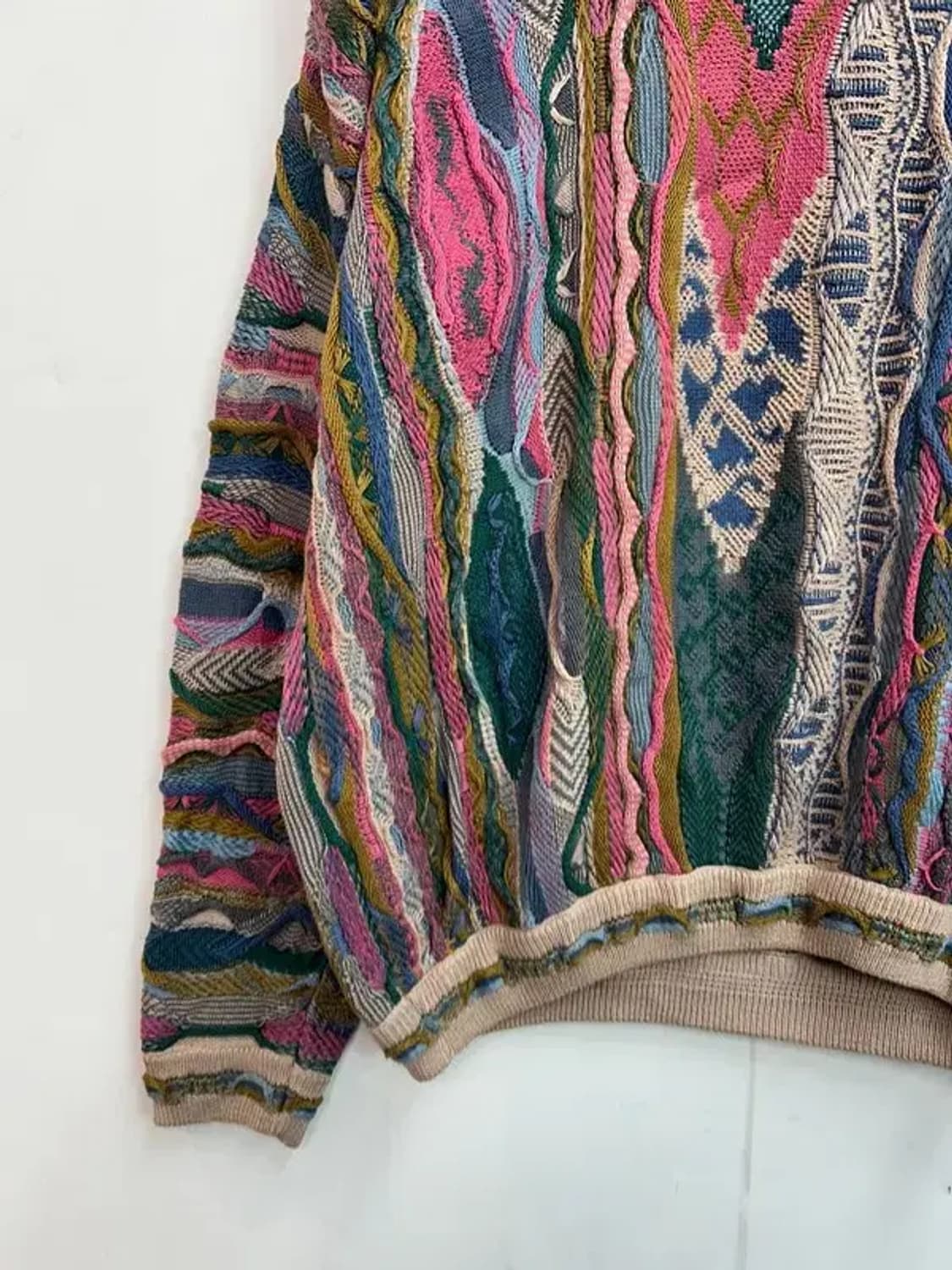 미디움 림노스 빈티지 케이블 니트 스웨터 상품이미지3