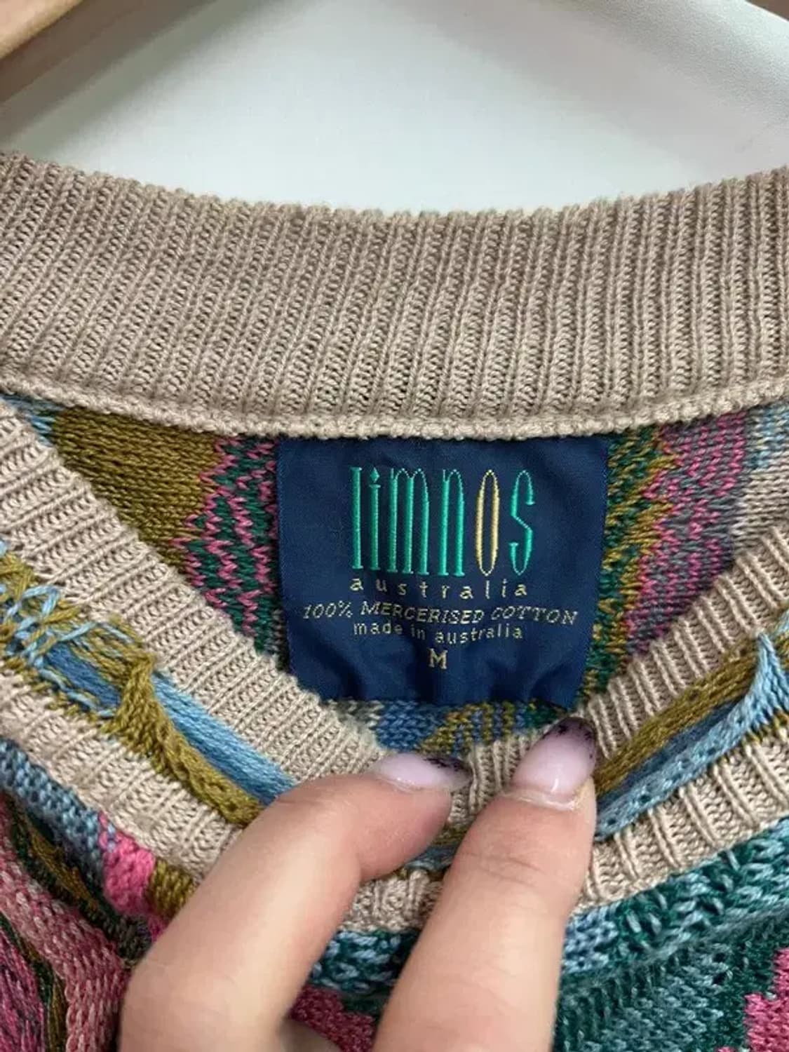 미디움 림노스 빈티지 케이블 니트 스웨터 상품이미지5