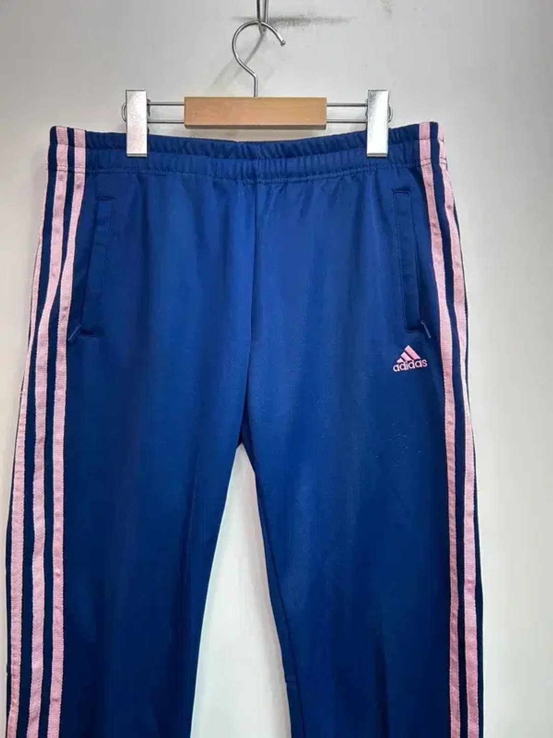 95 아디다스 블루 핑크 삼선 트랙팬츠 상품이미지4