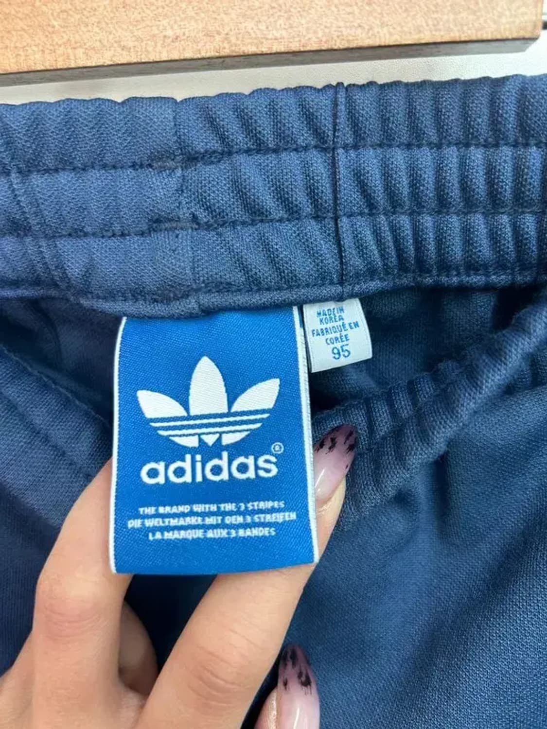 95 아디다스 유로파 트랙 팬츠 네이비 레드 상품이미지5