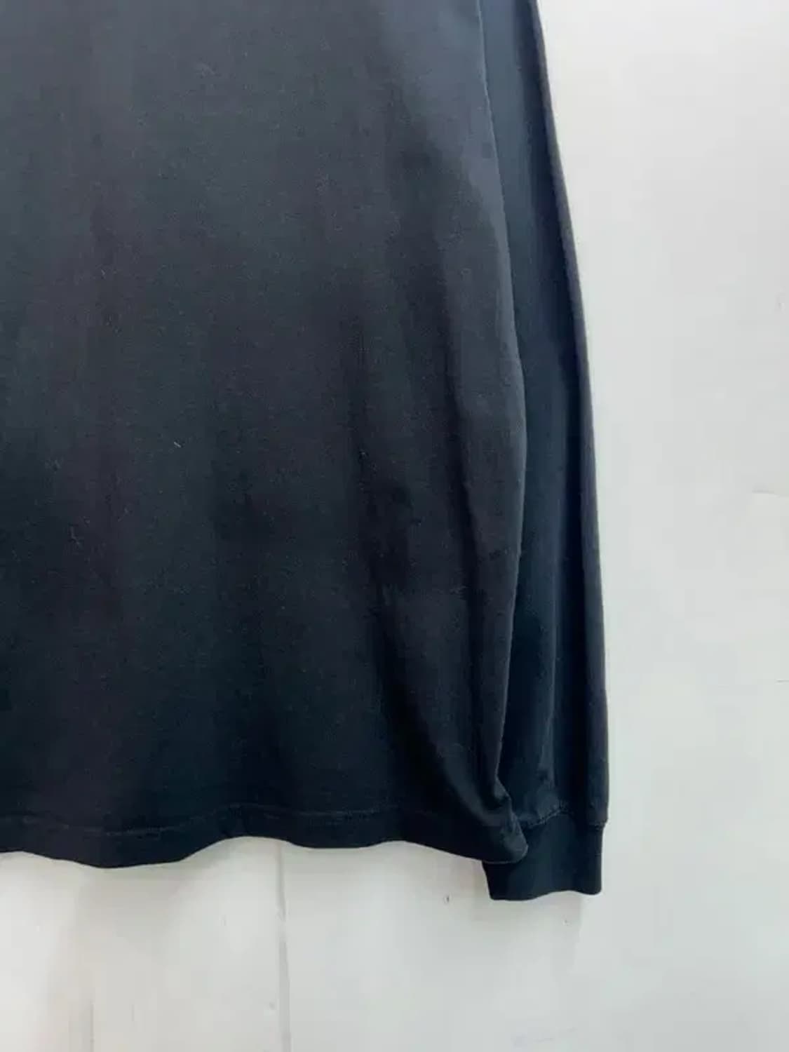 미디움 폴 스미스 해피 로고 코튼 폴로 셔츠 블랙 상품이미지8