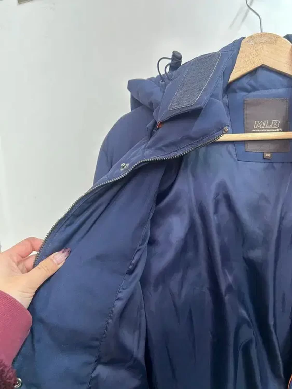 100 MLB 콜로라도로키스 패딩 자켓 네이비 상품이미지8