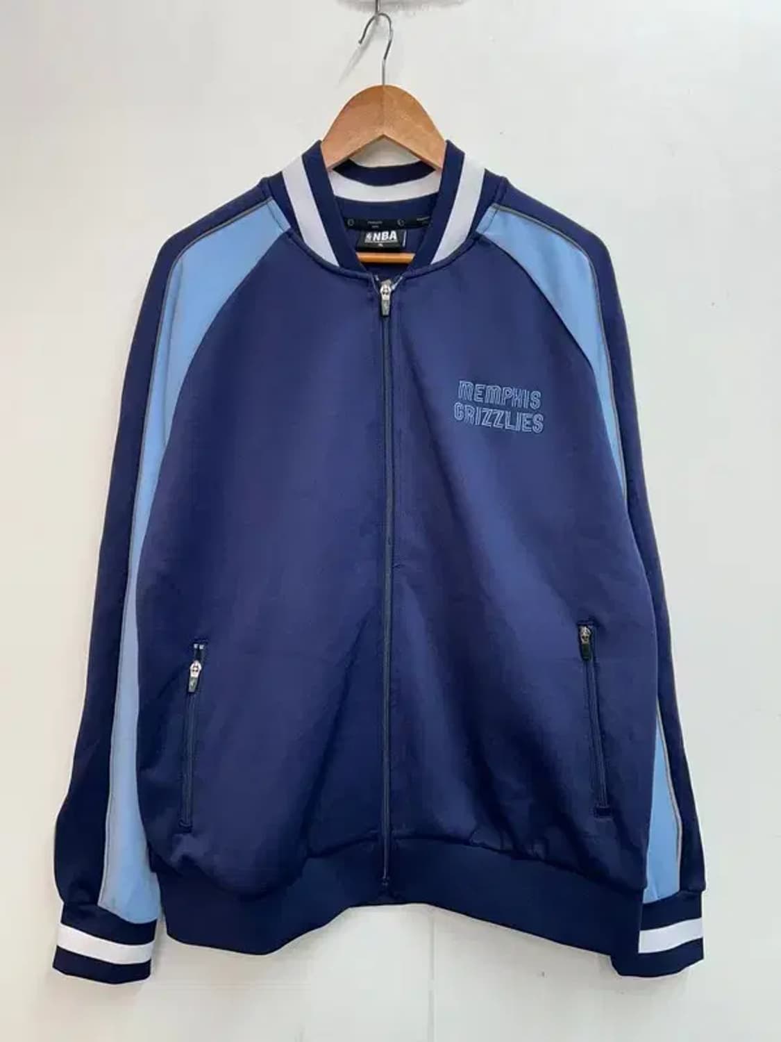 XL NBA 멤피스 그리즐리스 봄 져지 집업 네이비 상품이미지2