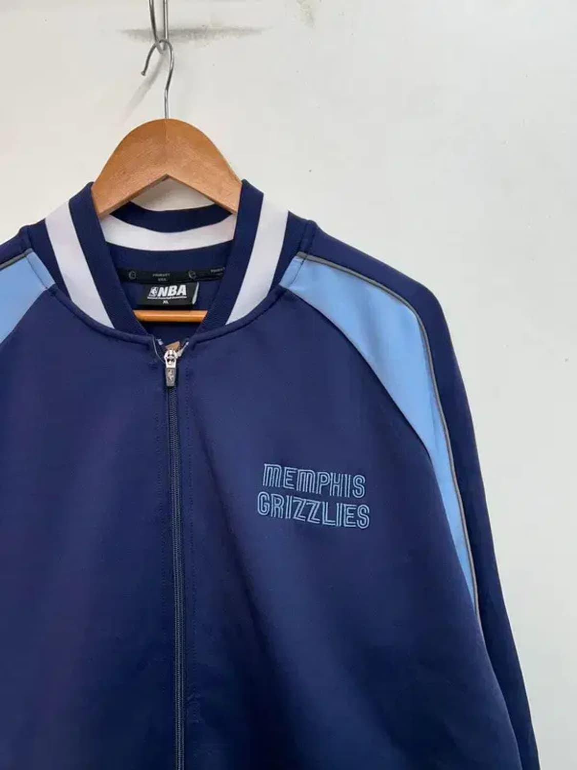 XL NBA 멤피스 그리즐리스 봄 져지 집업 네이비 상품이미지4