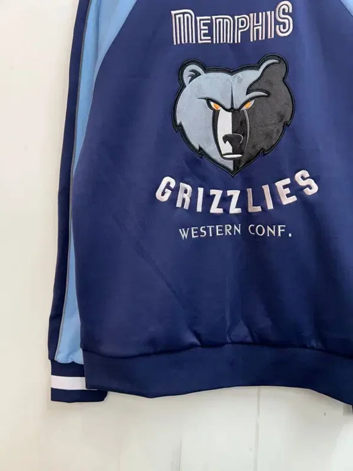 XL NBA 멤피스 그리즐리스 봄 져지 집업 네이비 상품이미지9