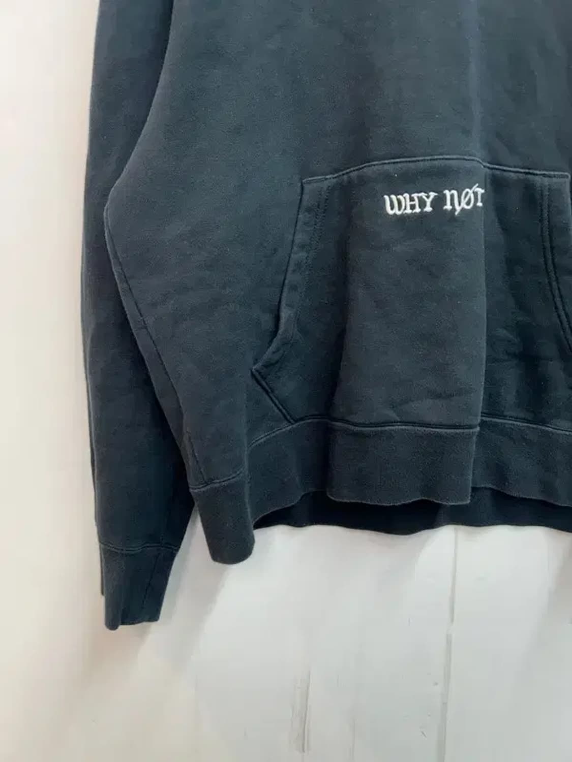 XL 나이키 조던 와이낫 플리스 후드 티셔츠 블랙 상품이미지3