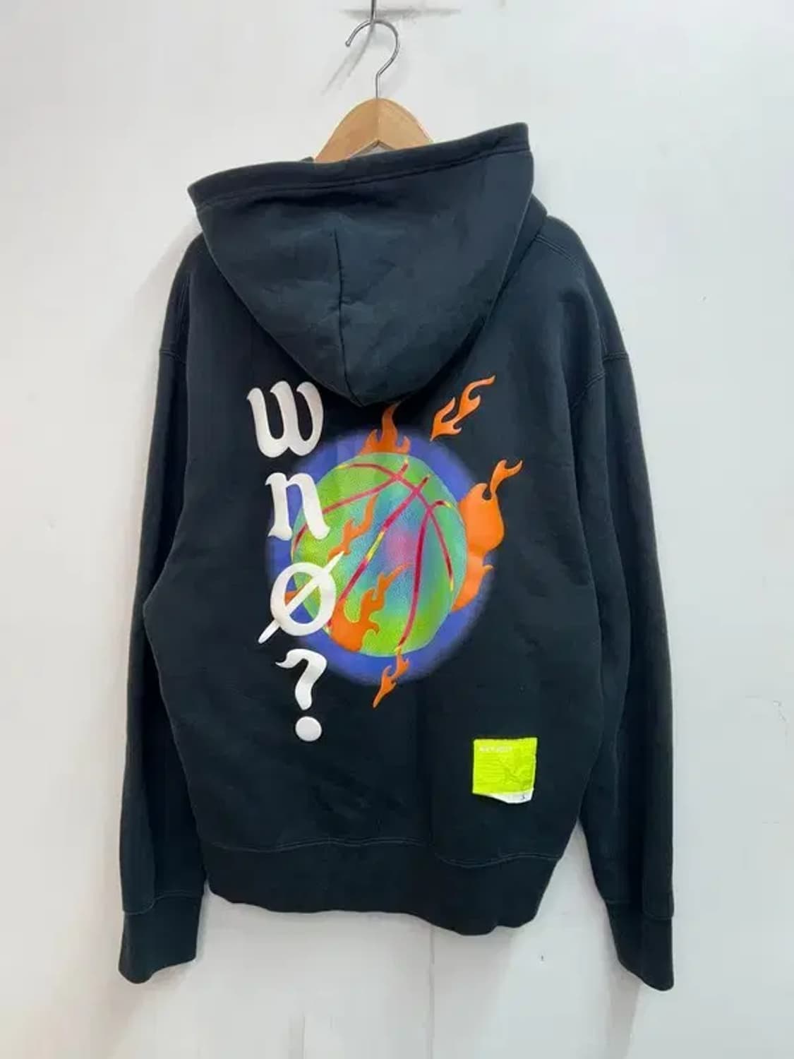 XL 나이키 조던 와이낫 플리스 후드 티셔츠 블랙 상품이미지7