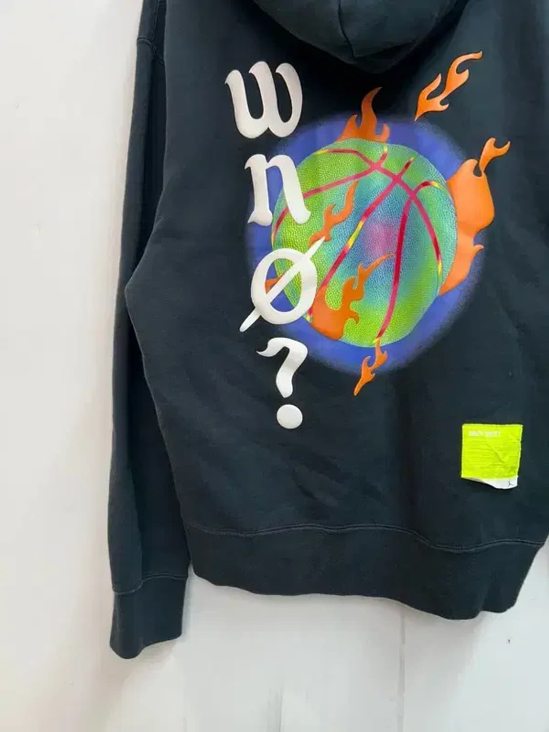 XL 나이키 조던 와이낫 플리스 후드 티셔츠 블랙 상품이미지8