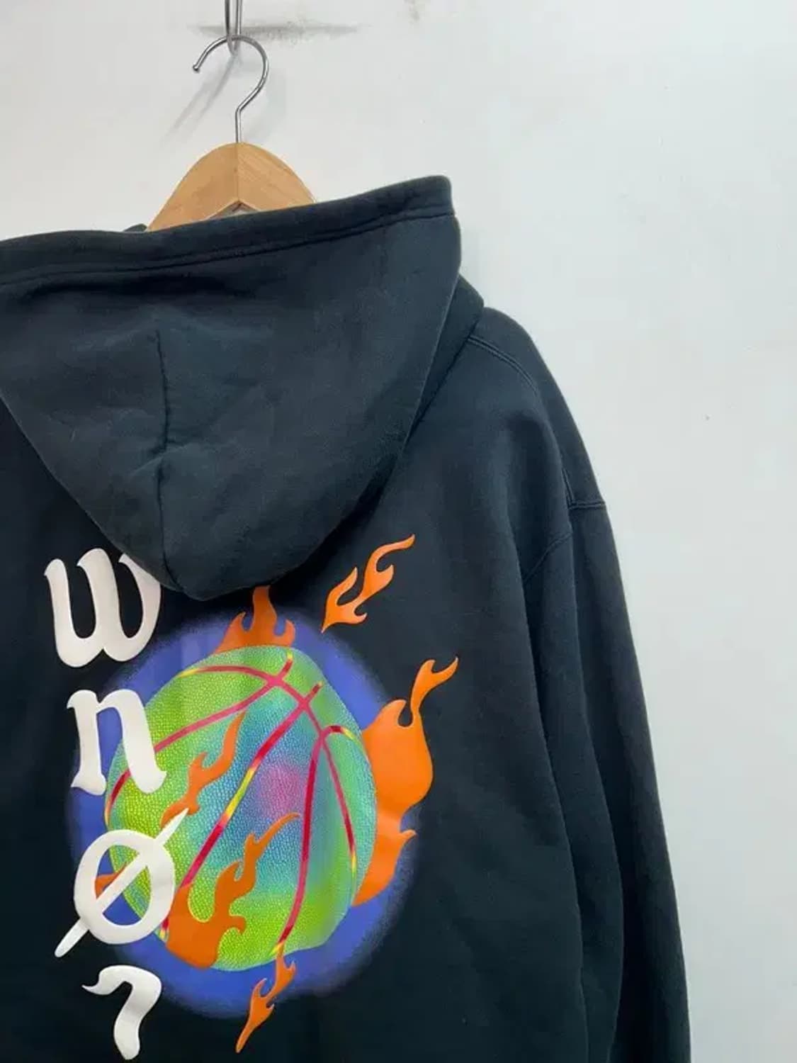 XL 나이키 조던 와이낫 플리스 후드 티셔츠 블랙 상품이미지9