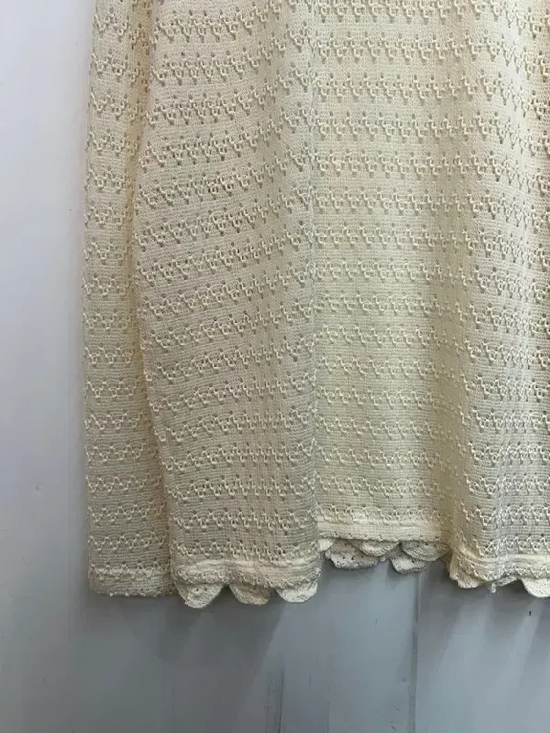 XL 앤더슨벨 플라워 가든 크루넥 봄 스웨터 아이보리 상품이미지3