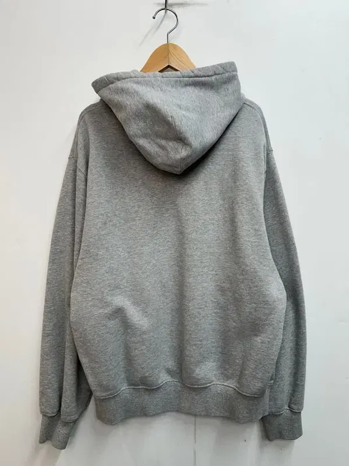 라지 디스이즈네버댓 로고 후드 티셔츠 그레이 상품이미지8