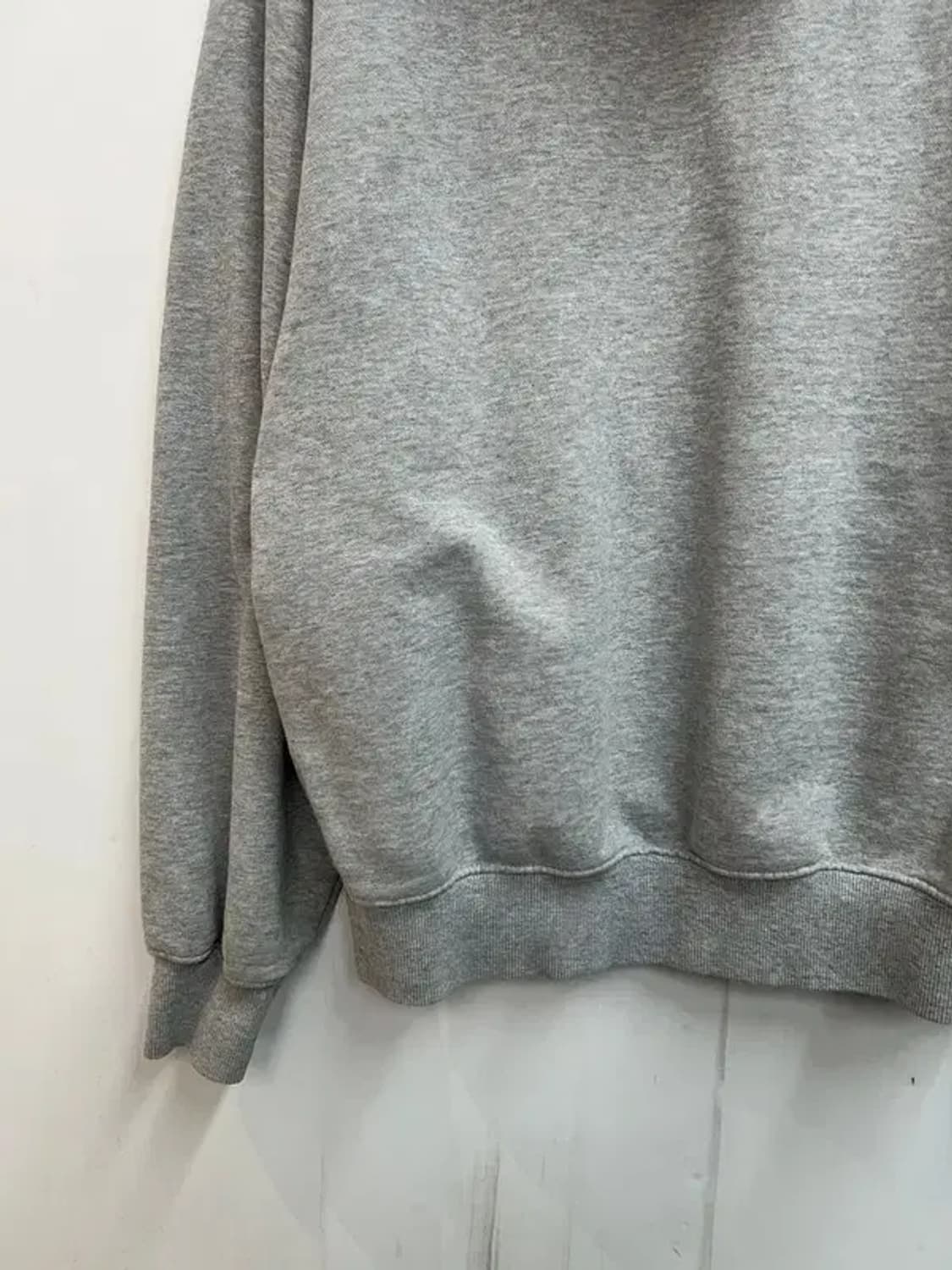 라지 디스이즈네버댓 로고 후드 티셔츠 그레이 상품이미지9