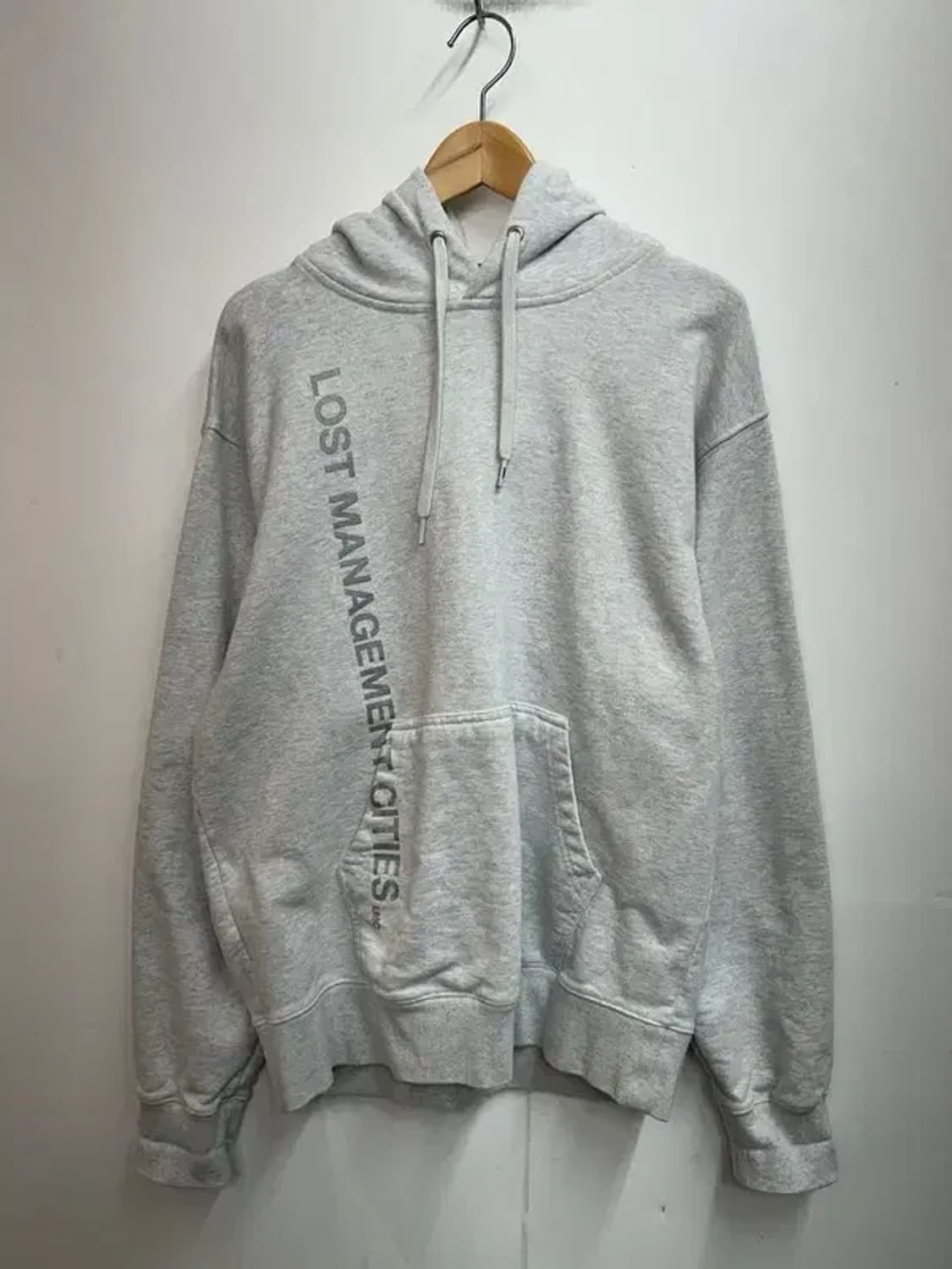 미디움 LMC 글리터 로고 후드티 라이트 헤더 그레이 상품이미지2