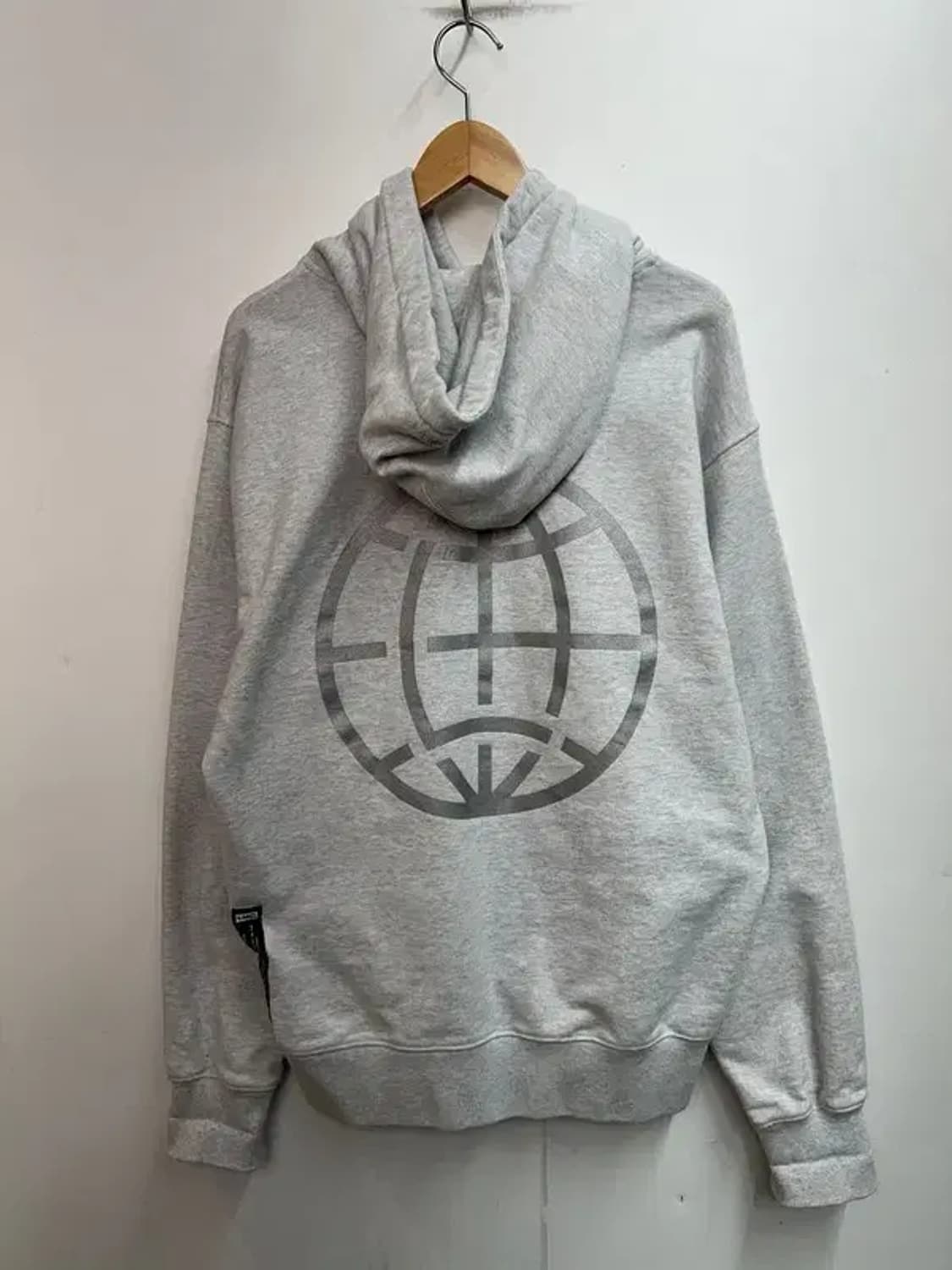 미디움 LMC 글리터 로고 후드티 라이트 헤더 그레이 상품이미지8