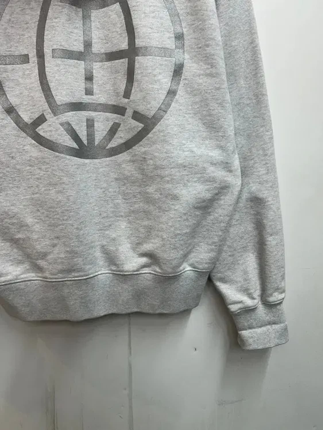 미디움 LMC 글리터 로고 후드티 라이트 헤더 그레이 상품이미지9