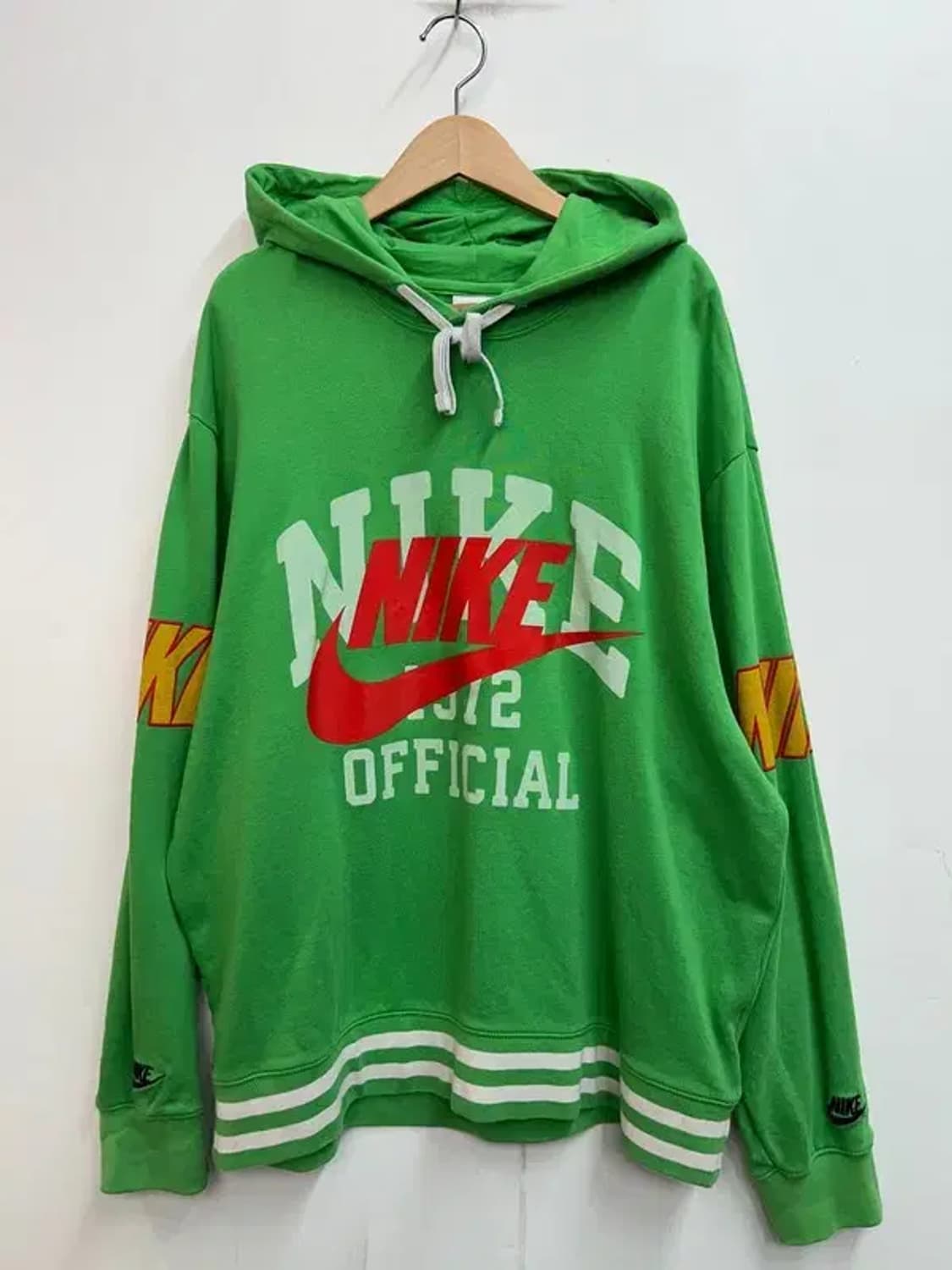 XL 나이키 NSW 프렌치 테리 풀오버 봄 후드 라이트 그린 스파크 상품이미지2