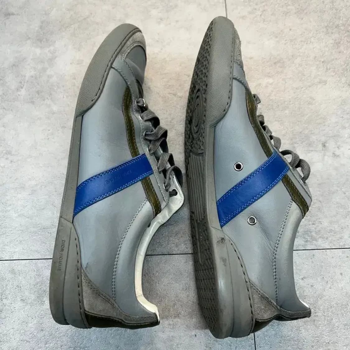 41 디올옴므 실버 남자 스니커즈 상품이미지4