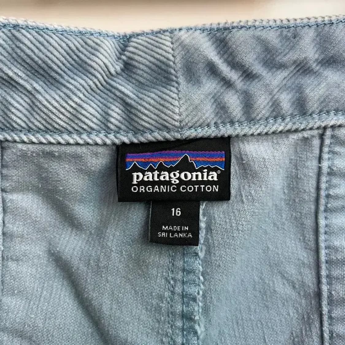 16 봄 파타고니아 코듀로이 쇼츠 반바지 라이드 블루 상품이미지5