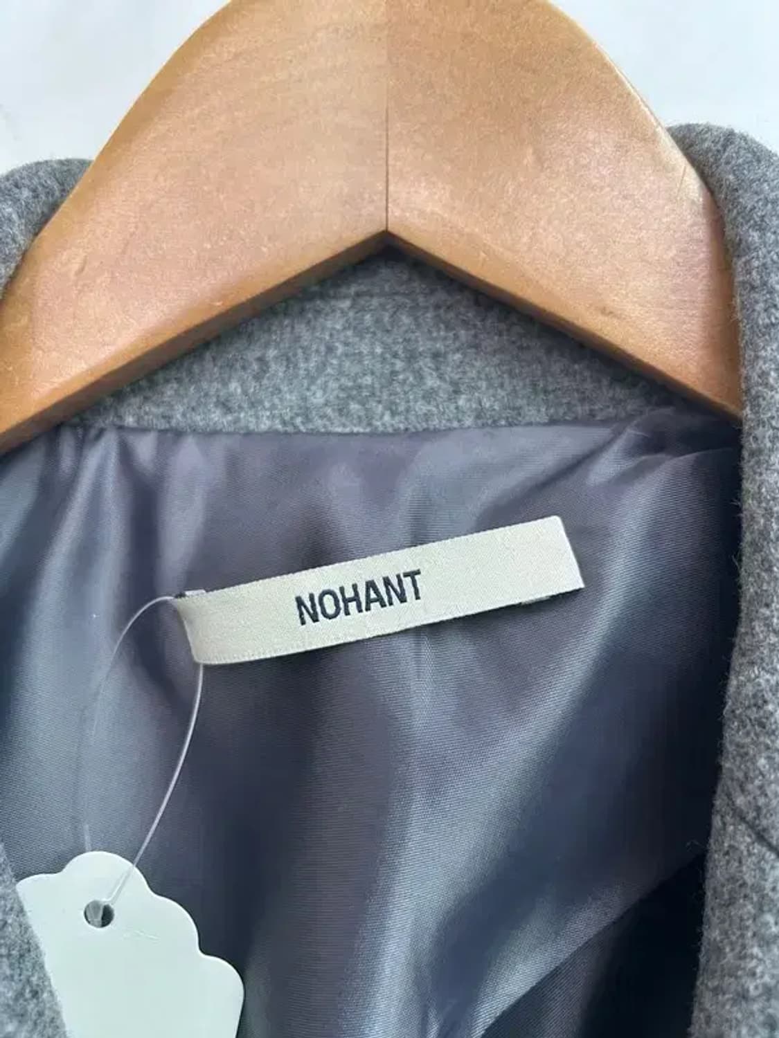 스몰 새상품 노앙 유니섹스 메리노 울 코트 그레이 상품이미지5