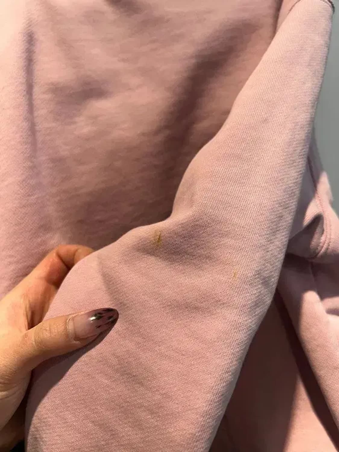 프리 세터 크롭 스웨트셔츠 봄 맨투맨 핑크 상품이미지10