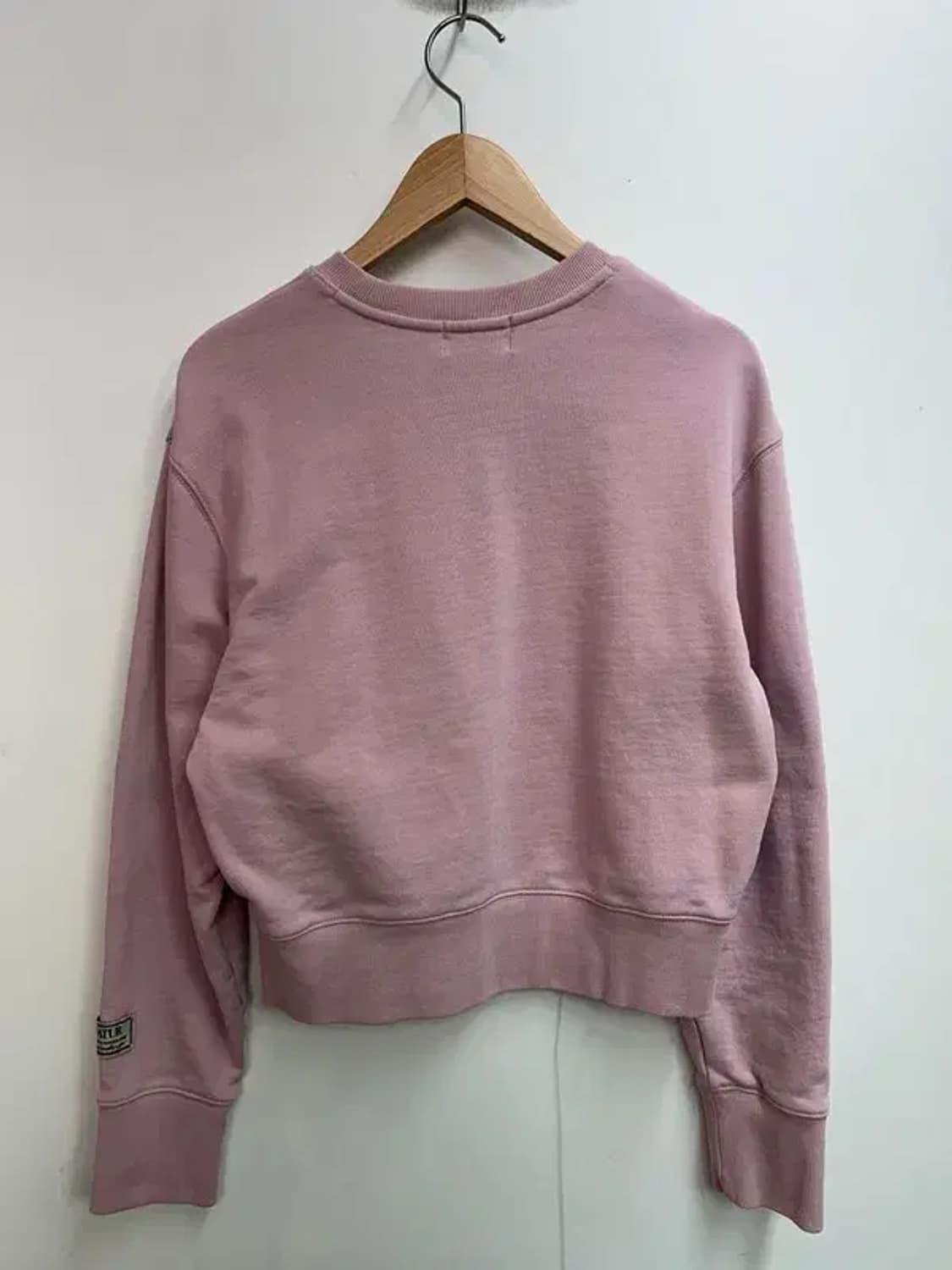 프리 세터 크롭 스웨트셔츠 봄 맨투맨 핑크 상품이미지7