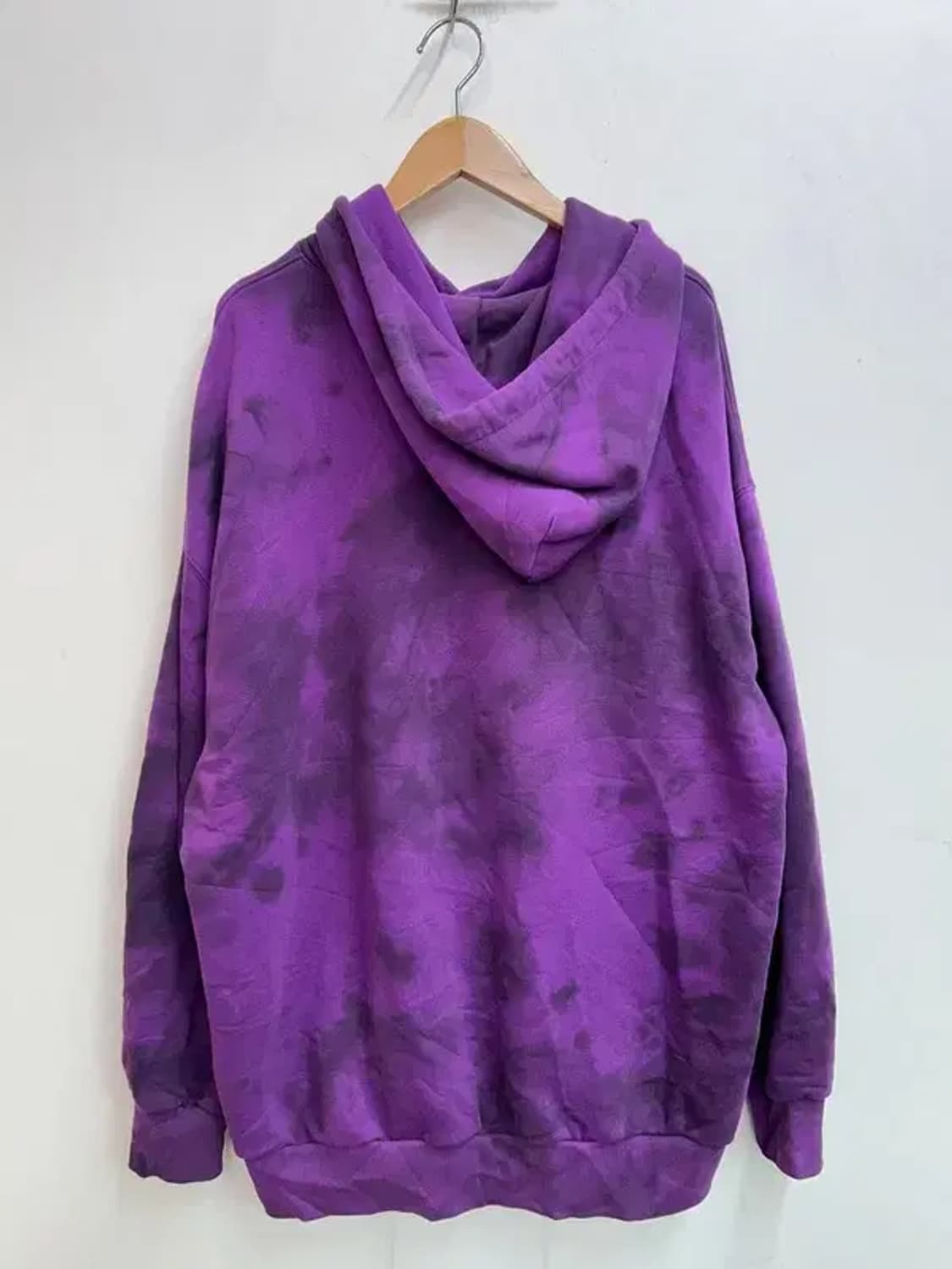 라지 비전스트릿웨어 VSW 프레임 염색 후드티 퍼플 상품이미지7