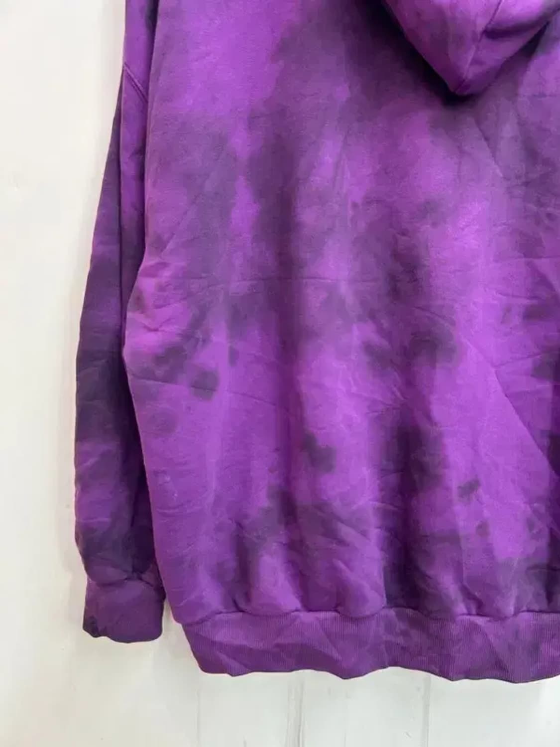 라지 비전스트릿웨어 VSW 프레임 염색 후드티 퍼플 상품이미지8