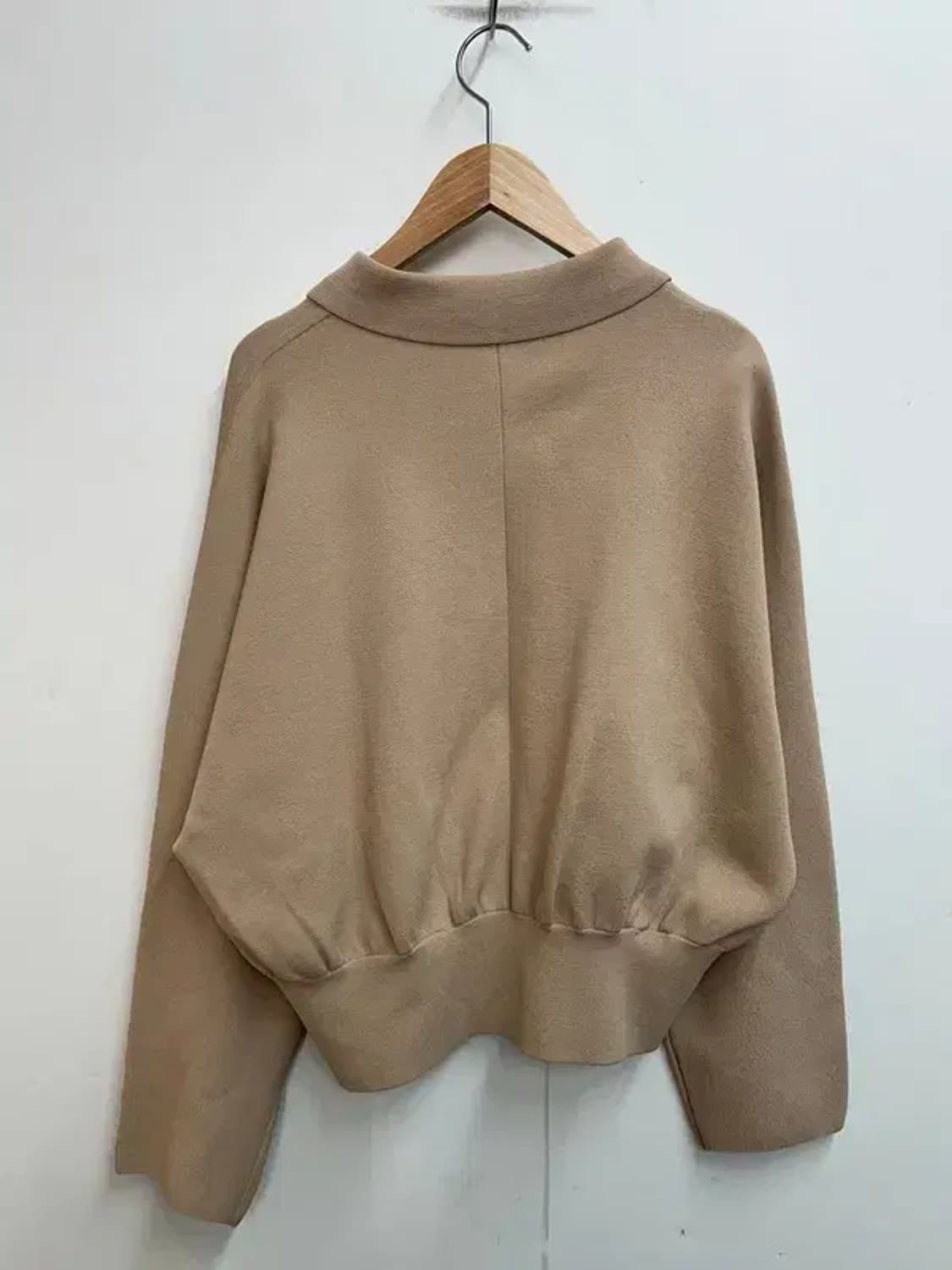 라지 COS 코스 니트 집업 자켓 베이지 상품이미지9