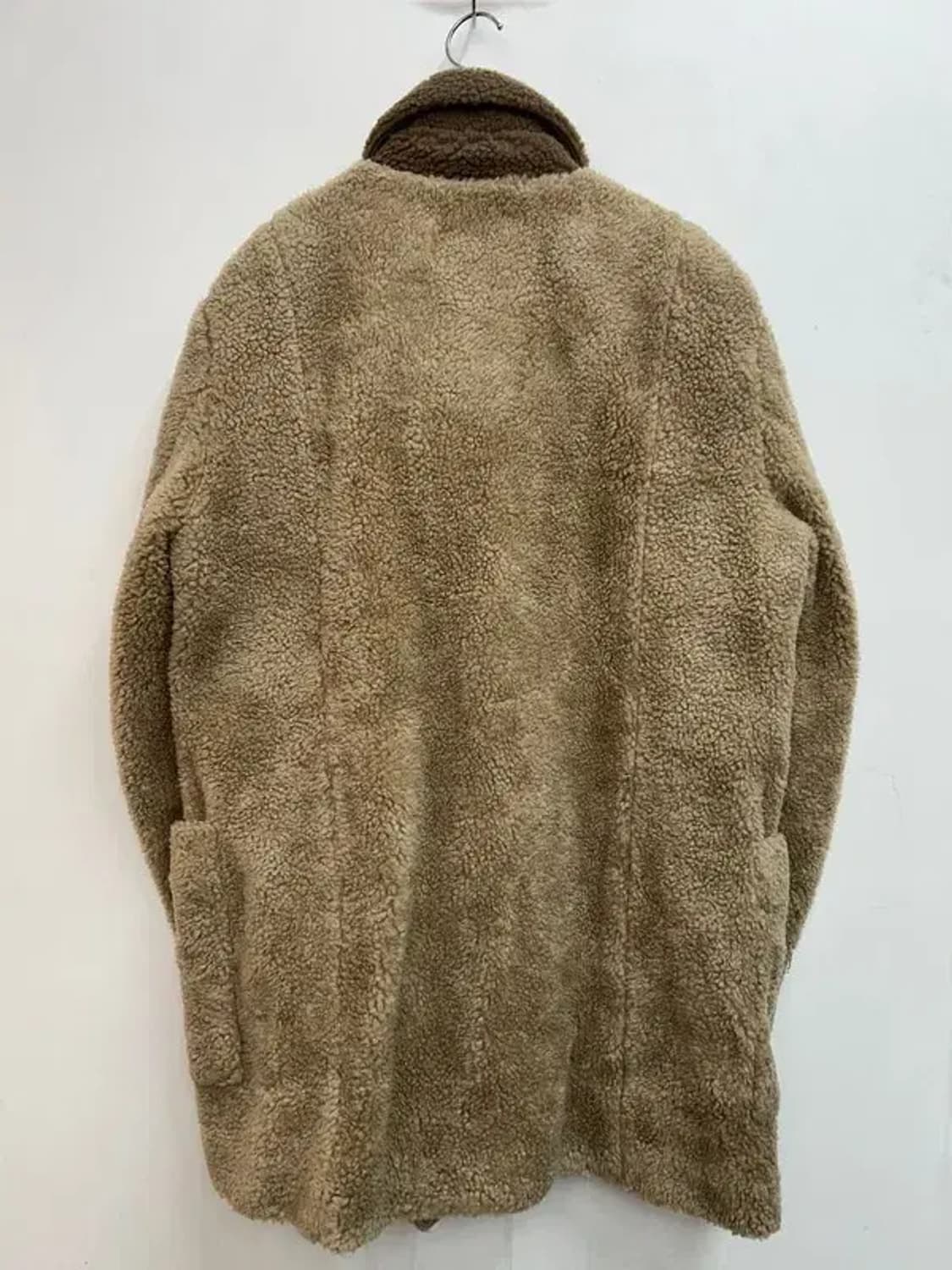 프리 새상품 노앙 오버사이즈 포켓 플리스 코트 카키 상품이미지7