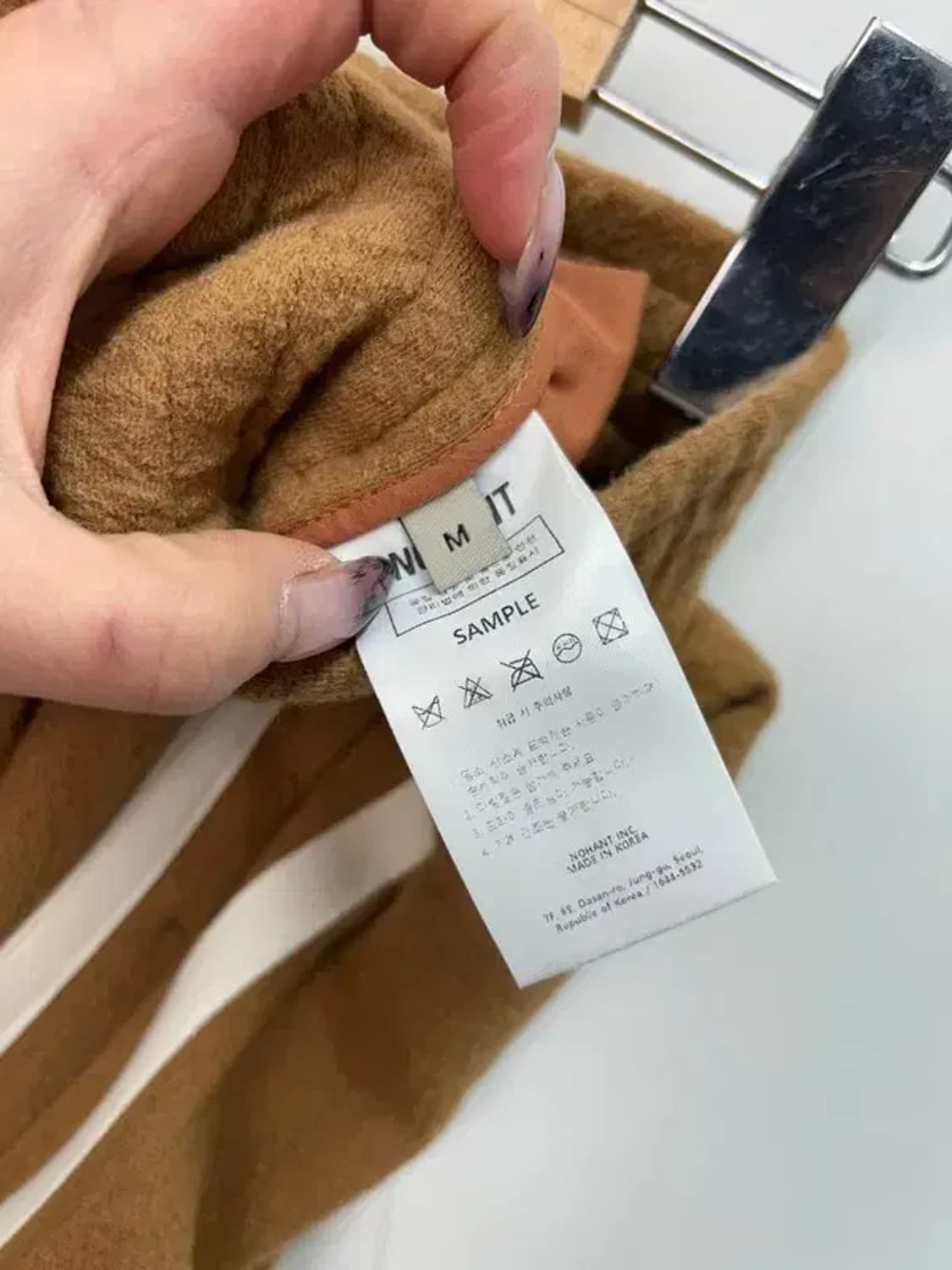 미디움 새상품 노앙 브라운 와이드 팬츠 상품이미지6